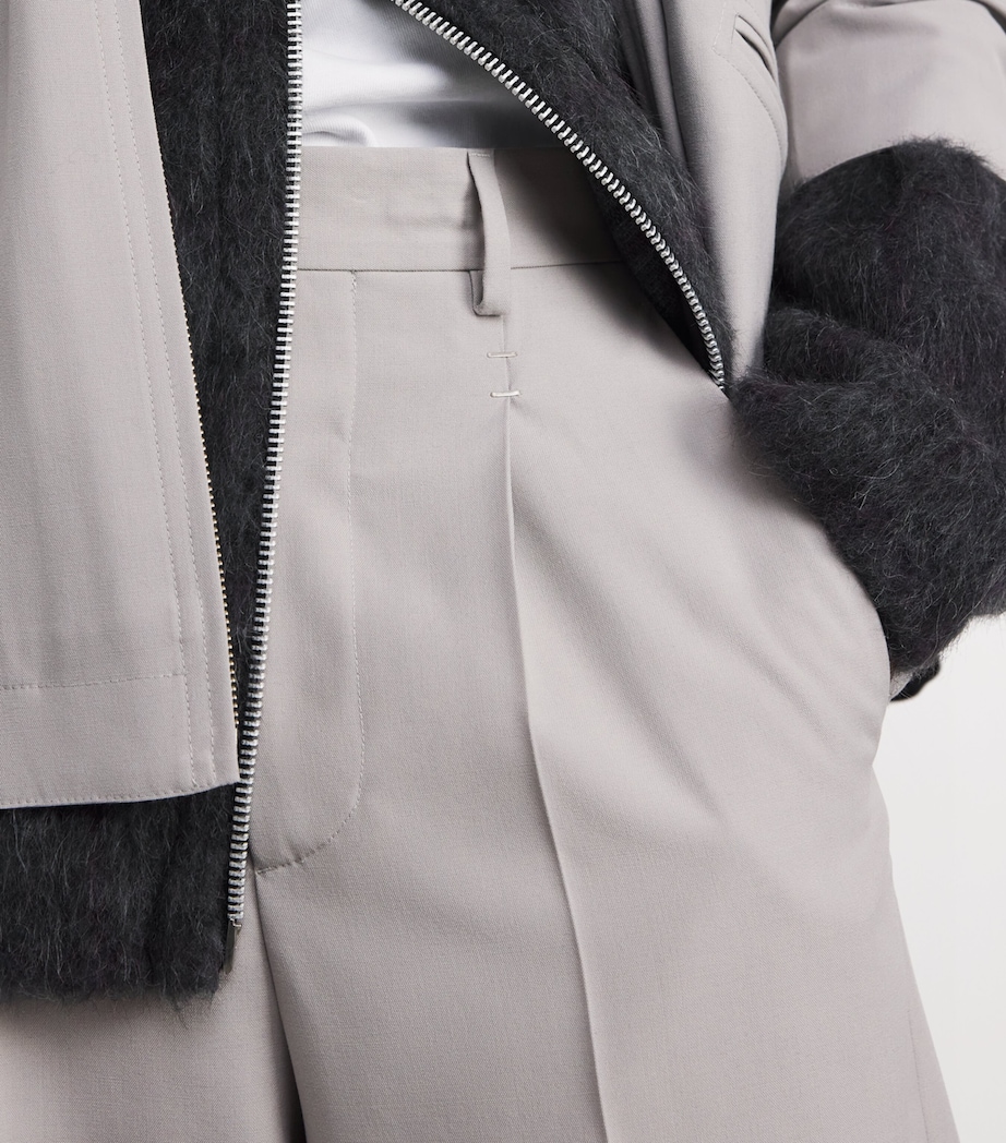 Pleated Tailored Trousers 858 Image 6