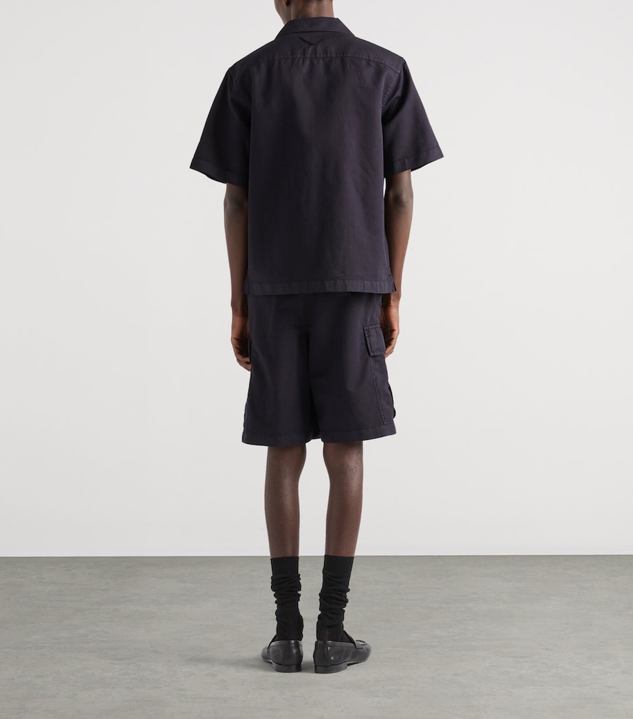 Prada Mens Cotton-Silk Bowling Shirt Image 5