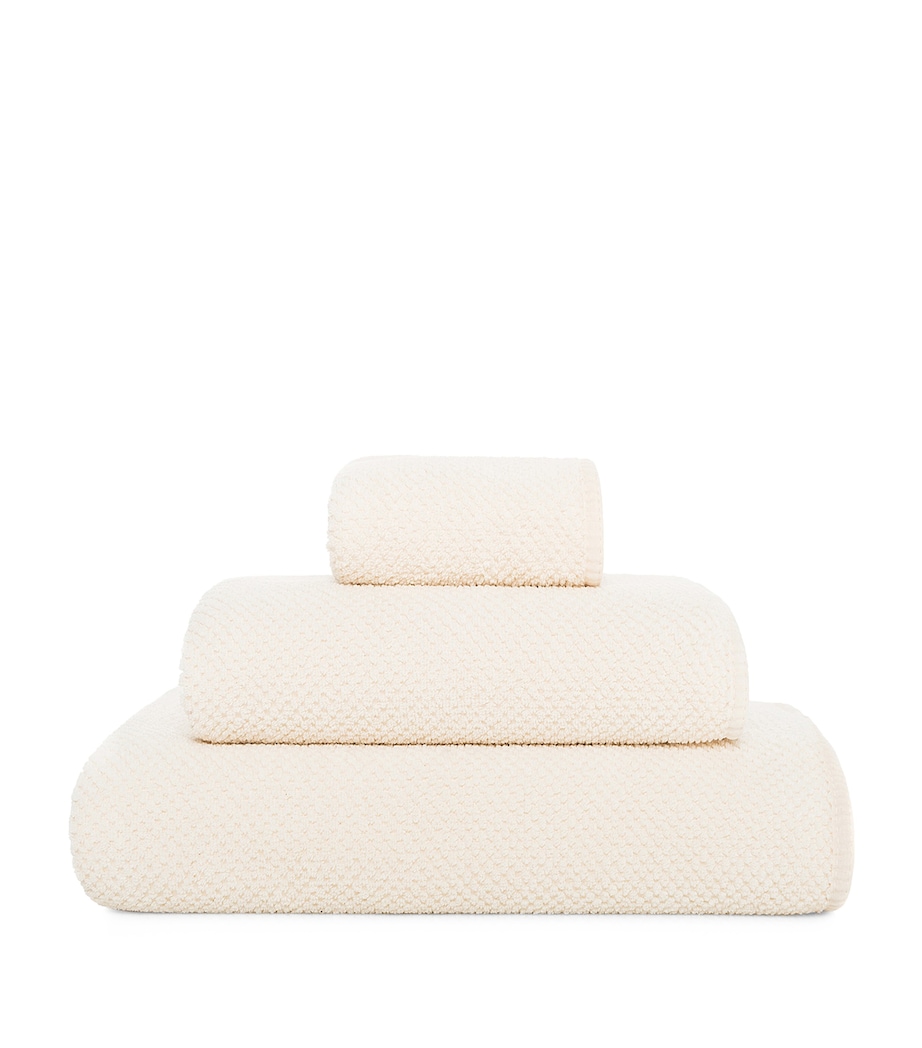 Bee Waffle Washcloth (30cm x 30cm) NATURAL Image 1