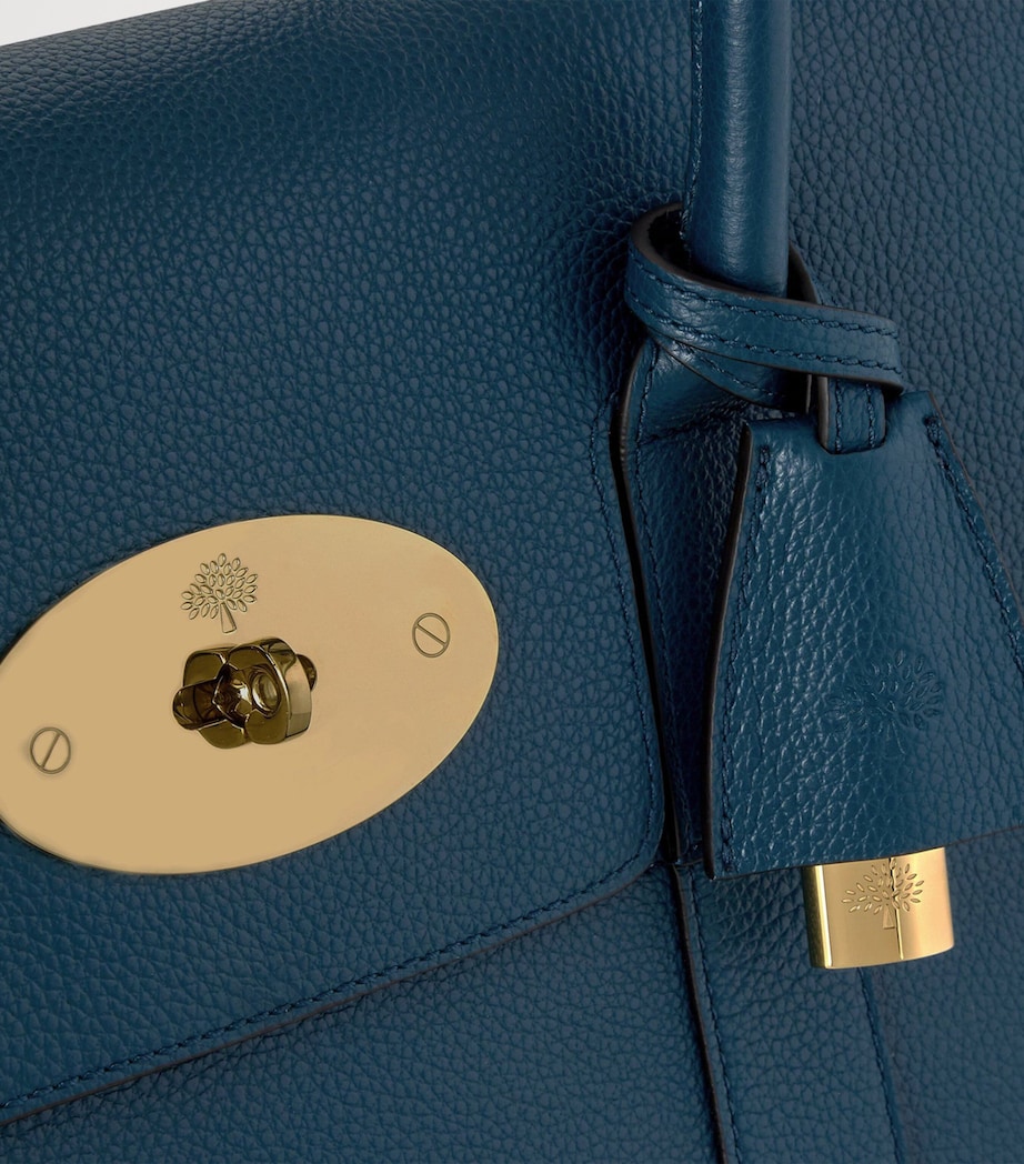 Mulberry Womens Leather Bayswater Top-Handle Bag Out Of The Blue Image 6