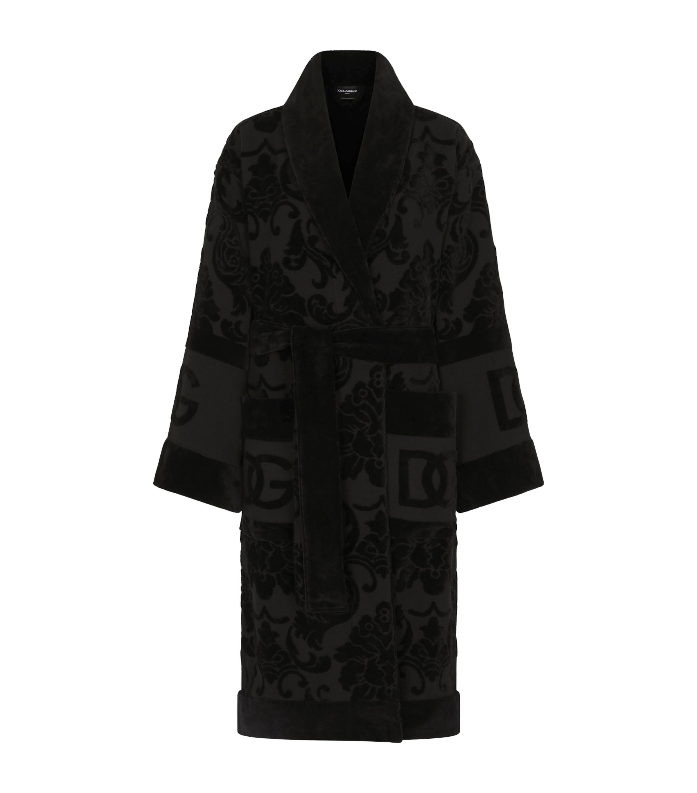 Dolce & Gabbana Terry Cotton Dg Robe