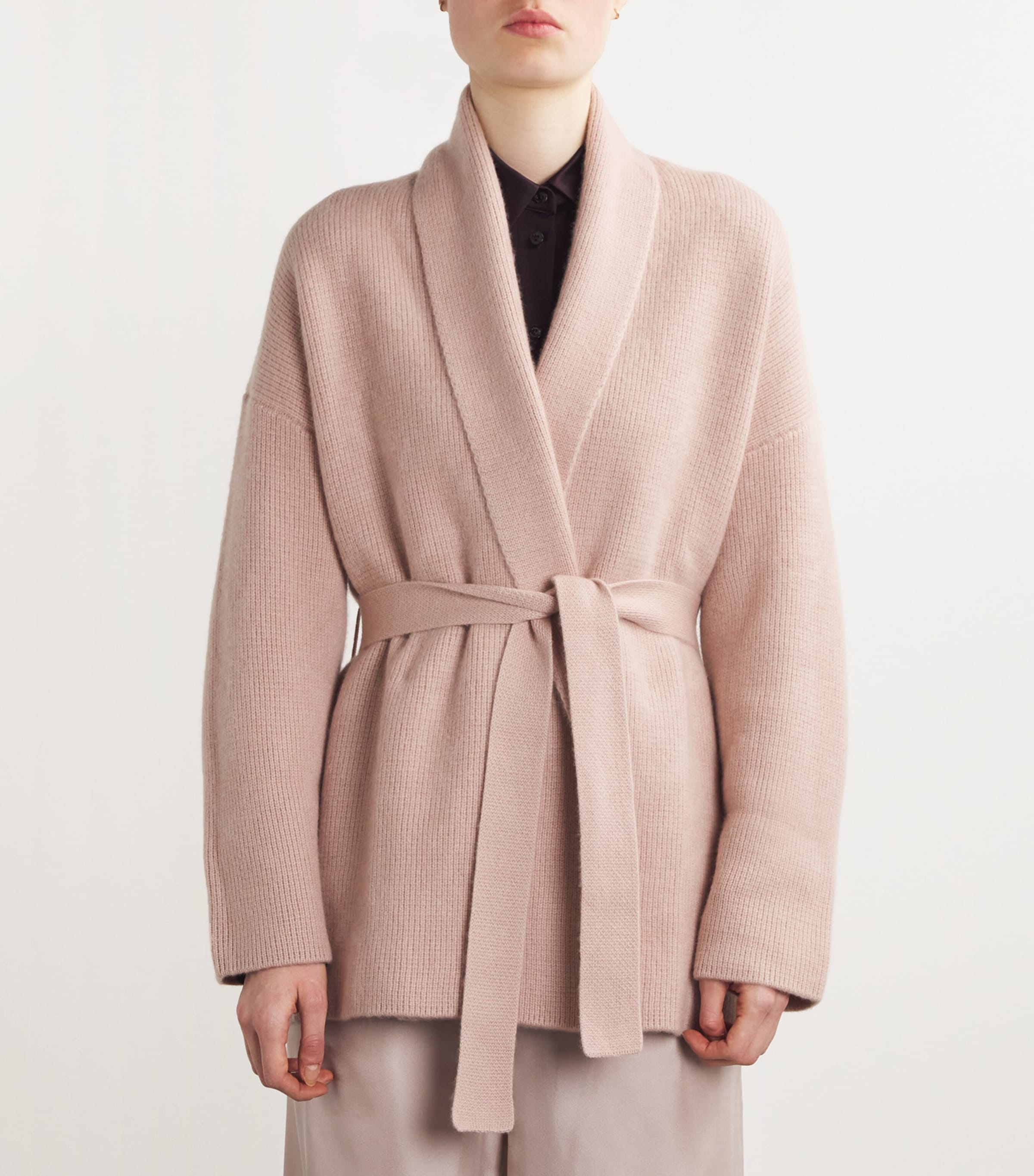 Le Kasha Organic Cashmere Belted Cardigan | Harrods UK