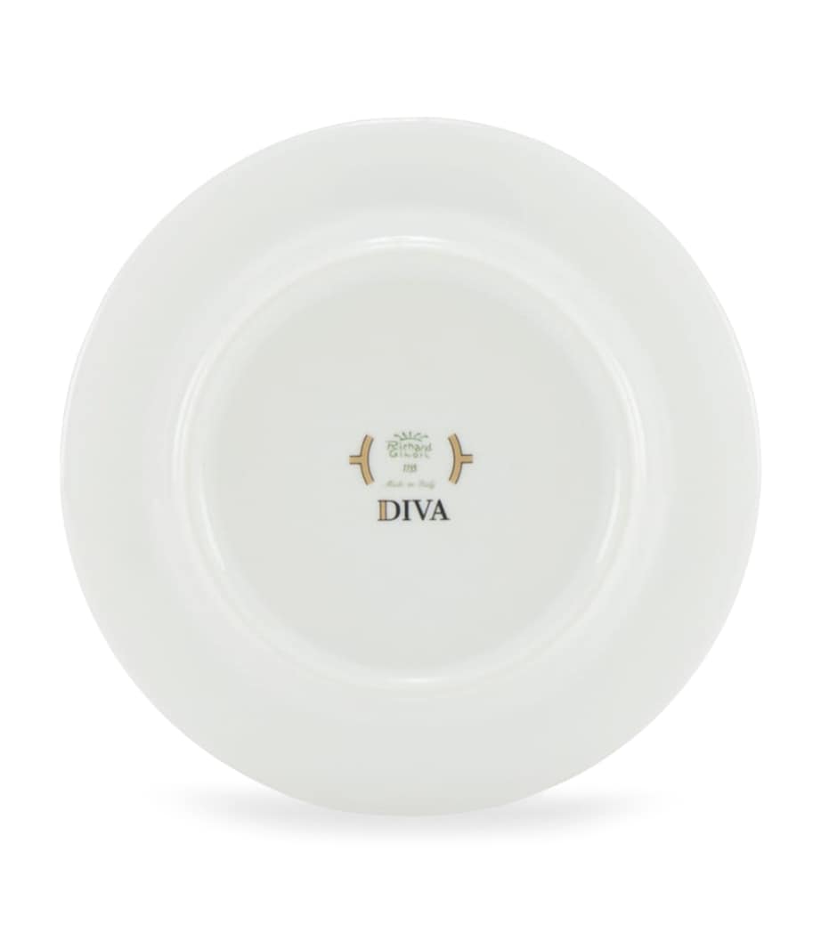 Porcelain Colonna Diva Verde Bread Plate (17cm) G00134900 Image 3
