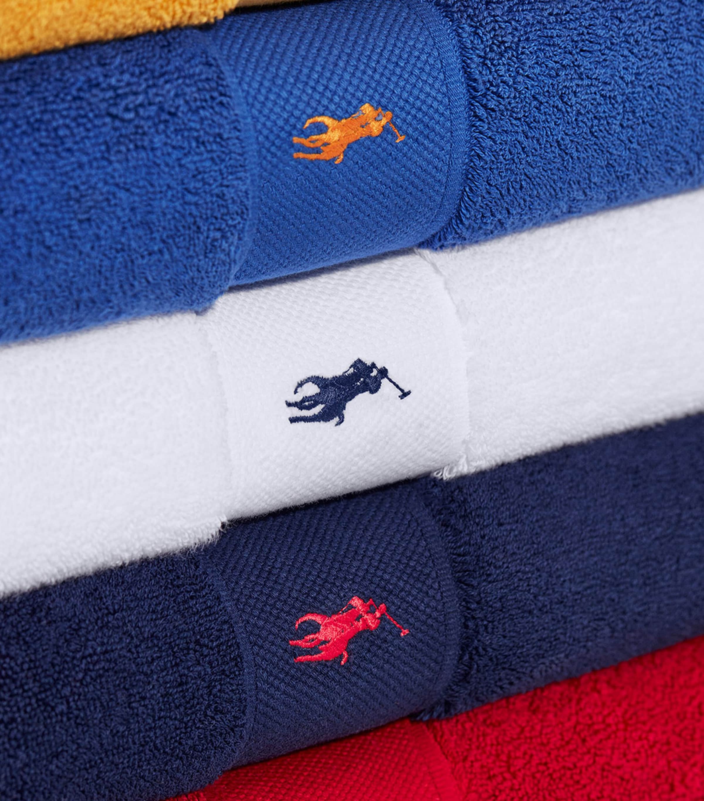 Polo Player Face Cloth (33cm x 33cm) NEWPORT NAVY Image 4