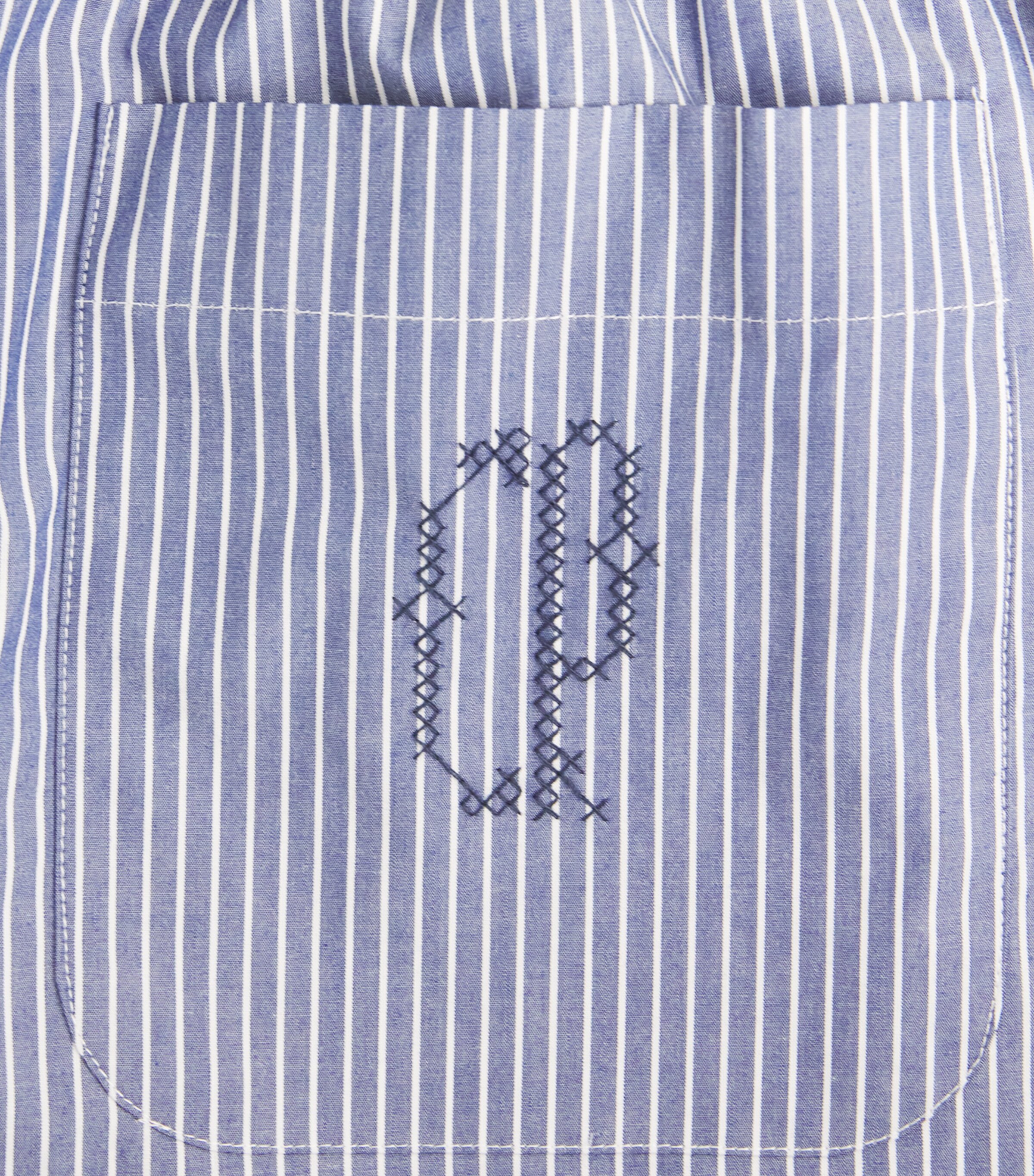 Claudie Pierlot Womens Cotton Cross-Stitch Shorts Dual Color Image 6