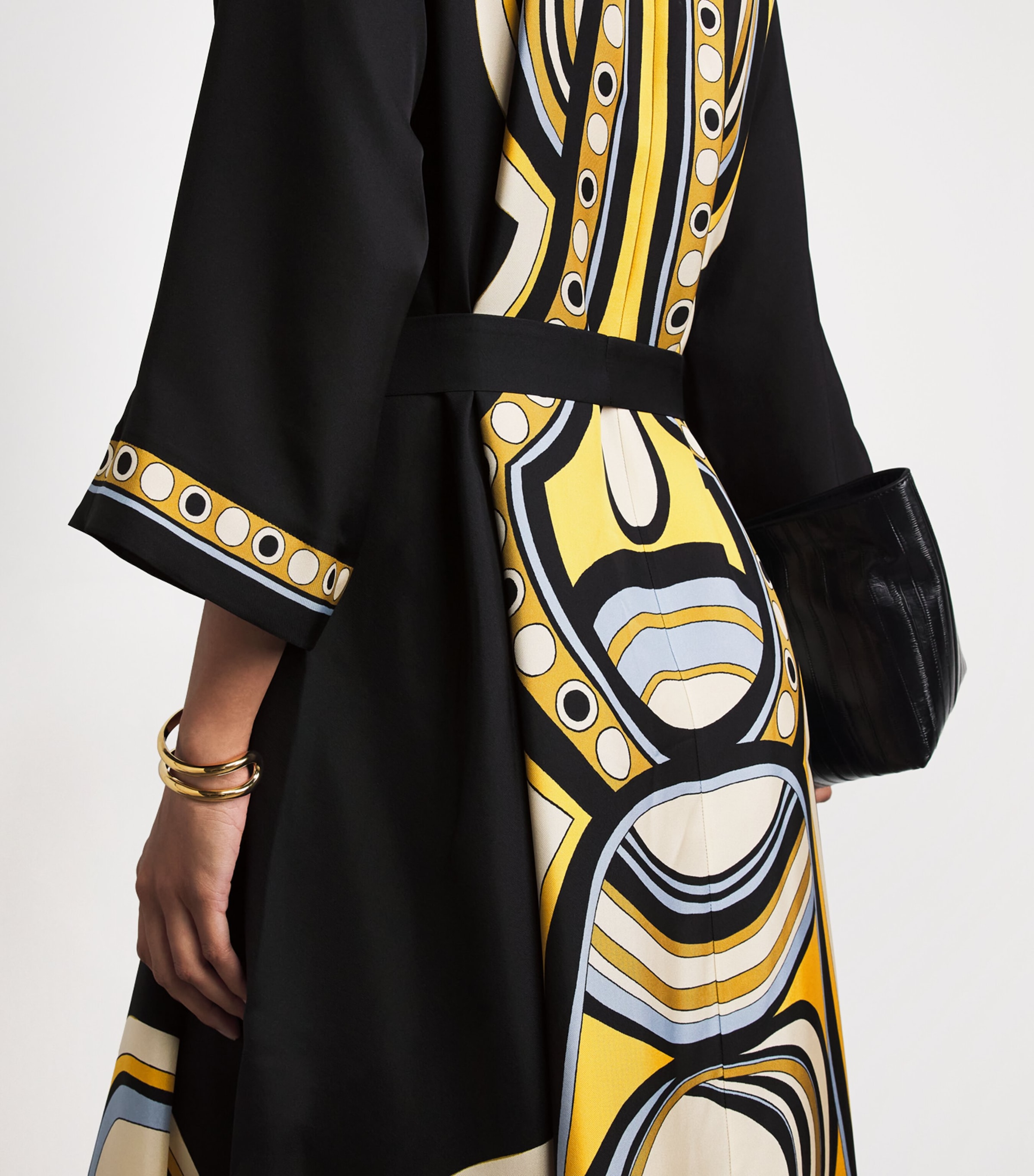 La Doublej Womens Silk Muumuu Maxi Dress Placée Image 3
