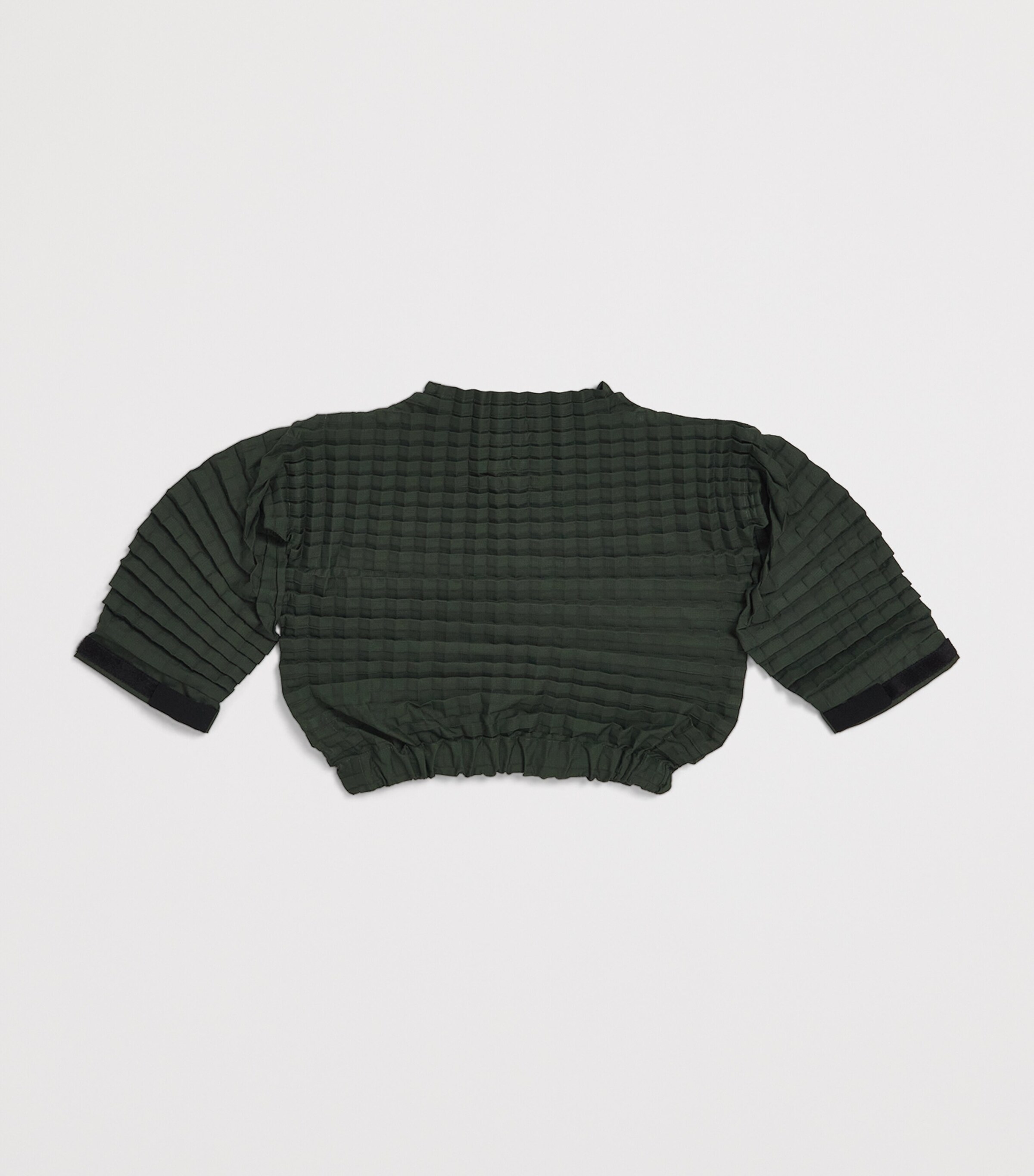 Petit Pli Recycled Crinkle Versatile Top (9 Months-4 Years) Aurora Green Image 2