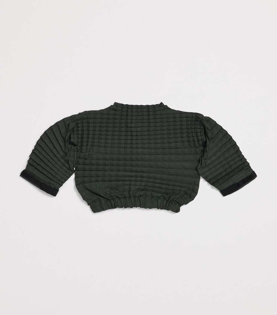Petit Pli Recycled Crinkle Versatile Top (9 Months-4 Years) Aurora Green Image 2