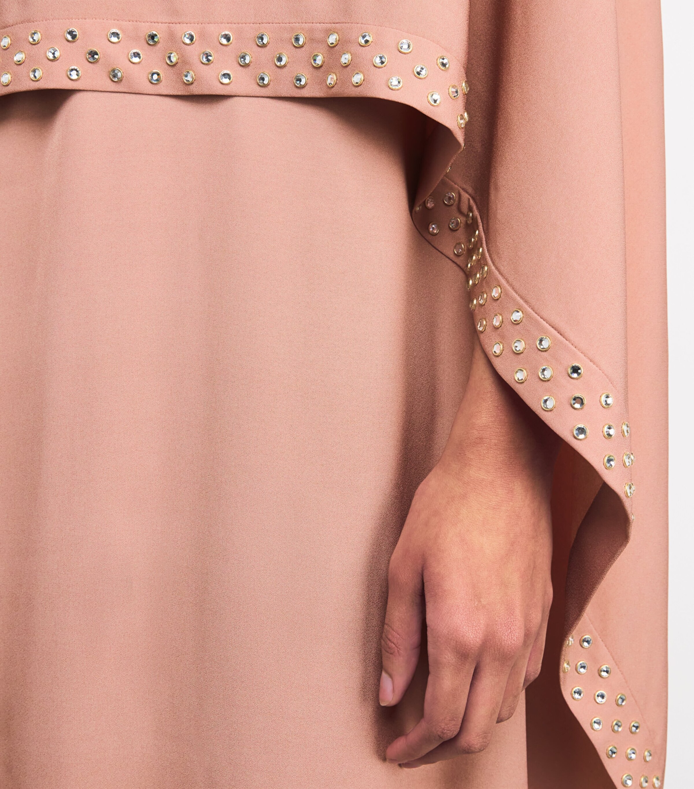 Rose Collection Embellished Maxi Dress 5765 DUSTY ROSE Image 4