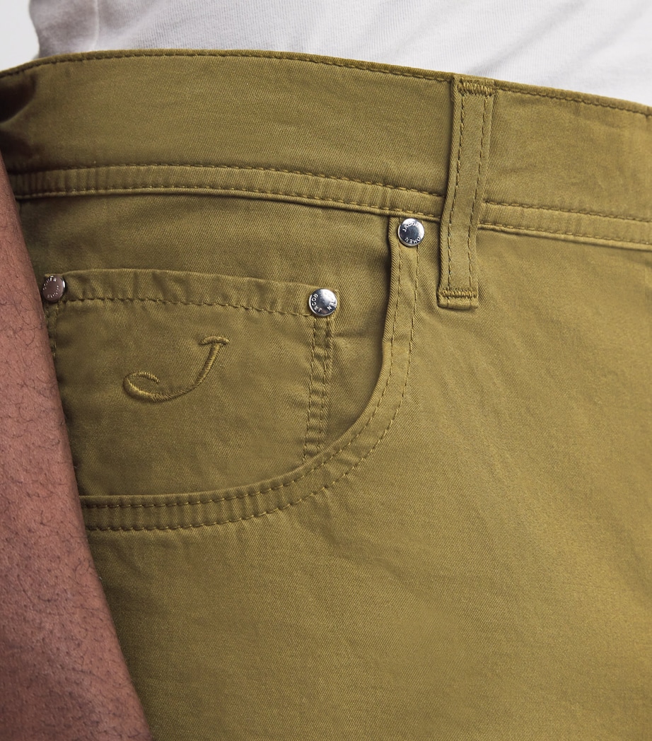 Stretch Cotton Nicolas Bermuda Shorts R65 Image 6