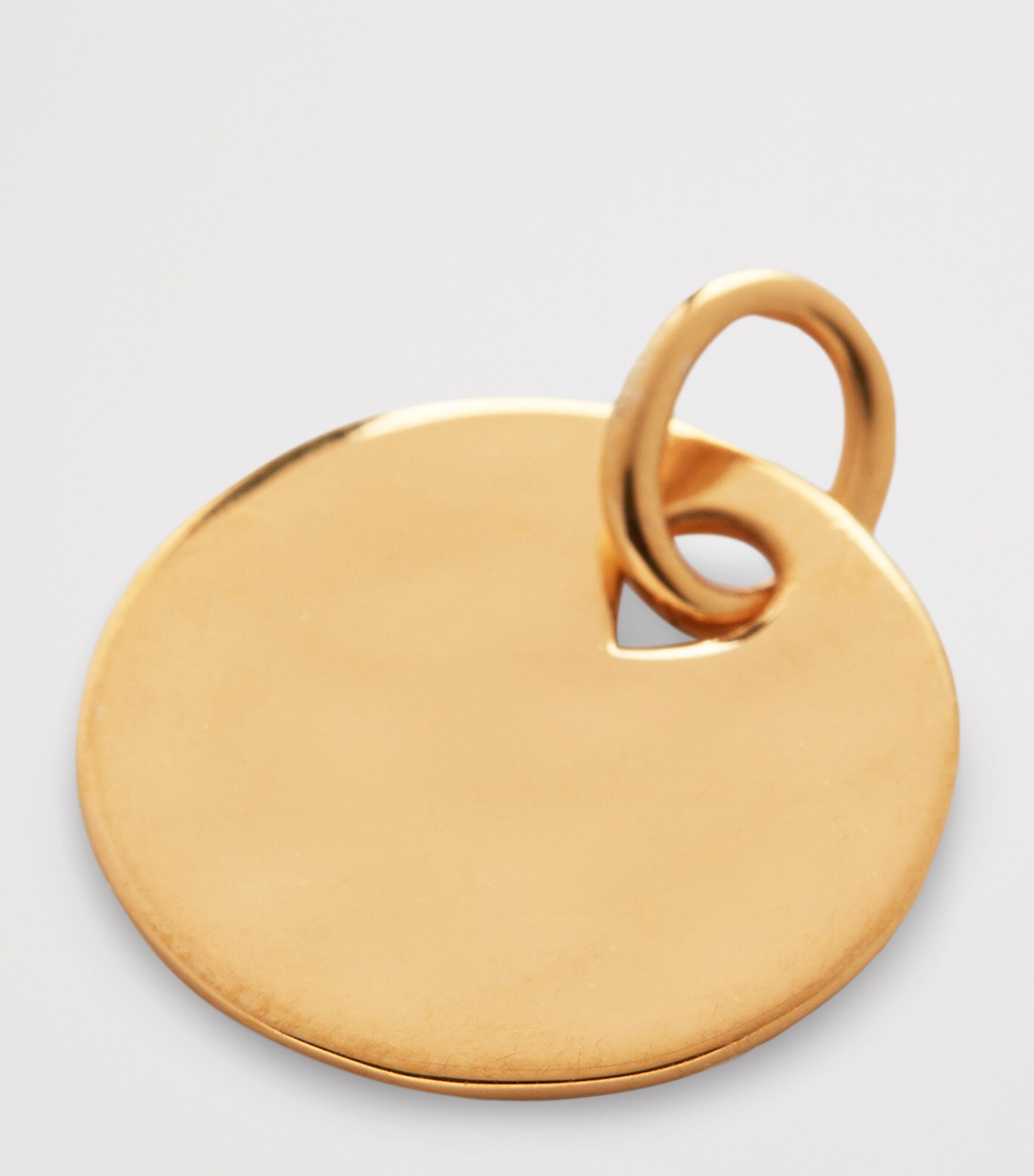 Gold Vermeil Ziggy Round Pendant 18K GOLD VERMEIL Image 2