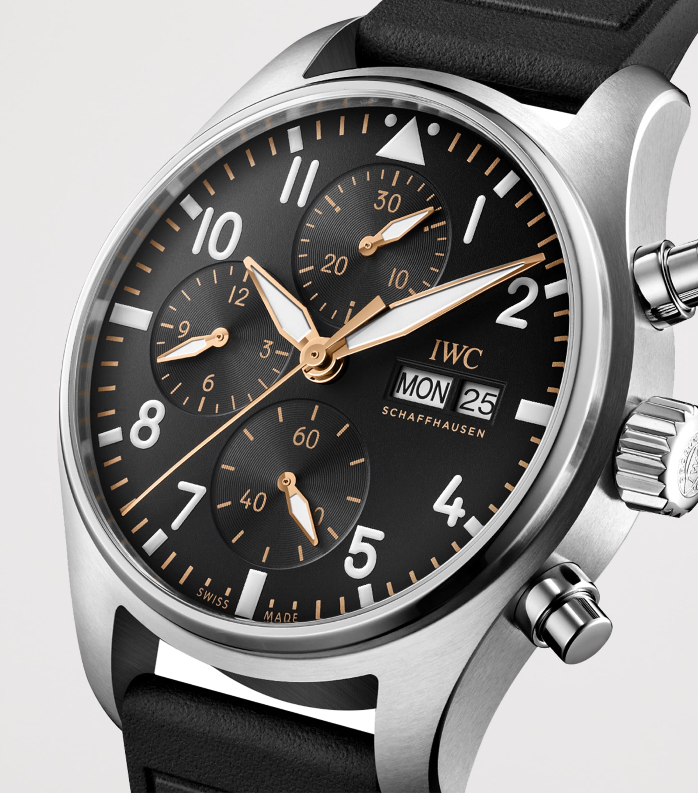 Stainless Steel Pilot’s APXGP Chronograph Watch 41mm BLACK Image 5