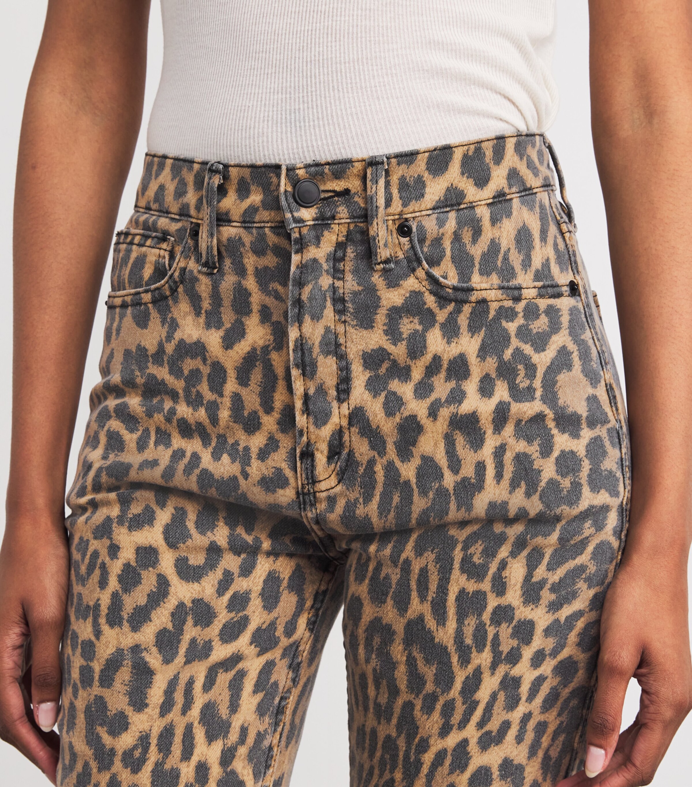 Leopard Good Standard Kick Flare Jeans LUCKY LEOPARD001 Image 6