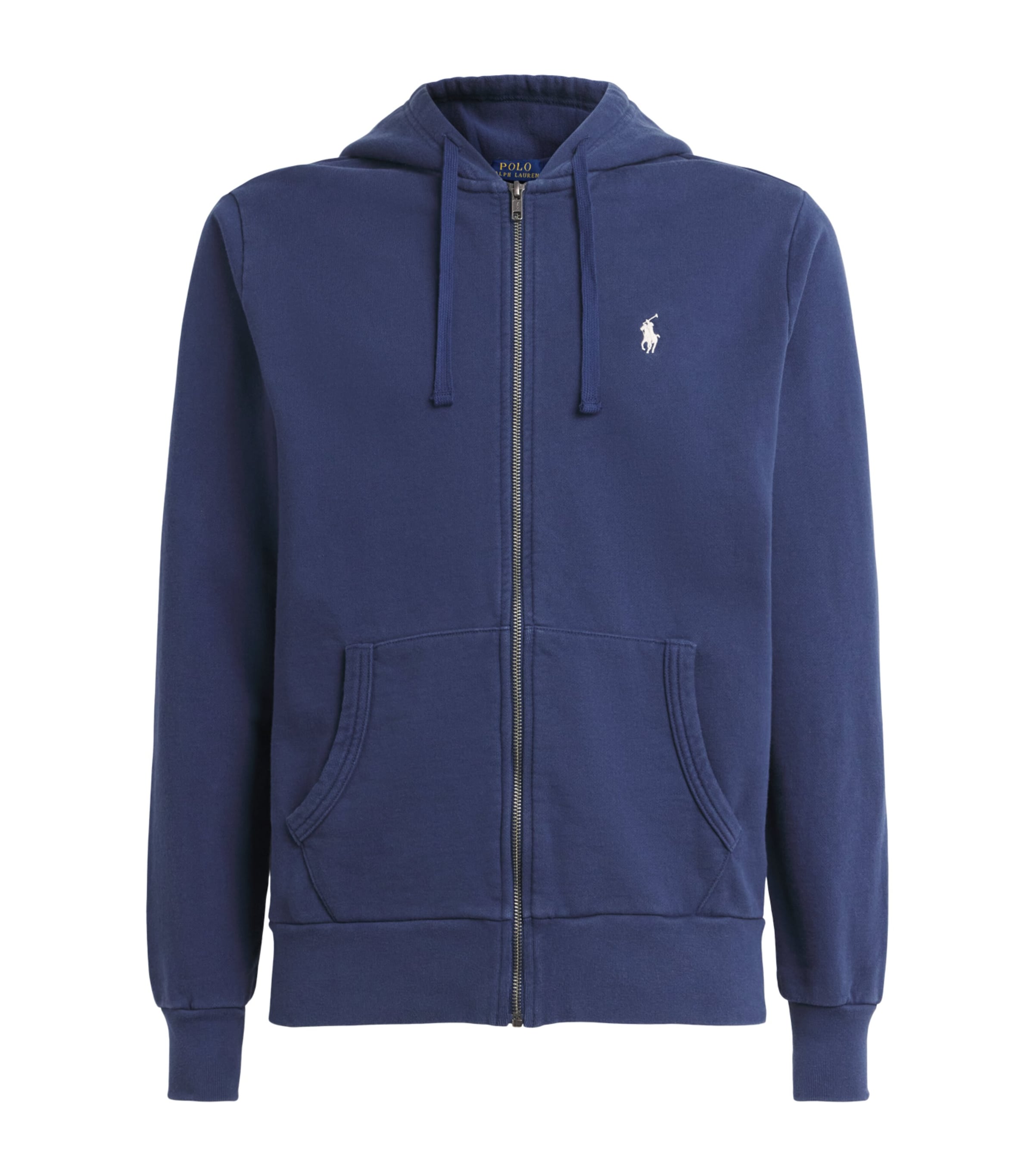 Polo Ralph Lauren Mens Polo Pony Zip-Up Hoodie Cruise Navy Image 1