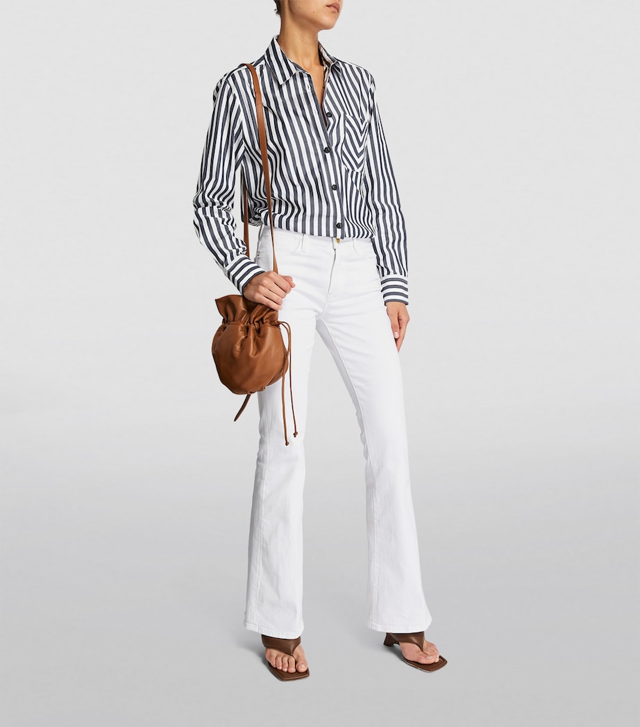 Le High Flare jeans BLANC Image 2