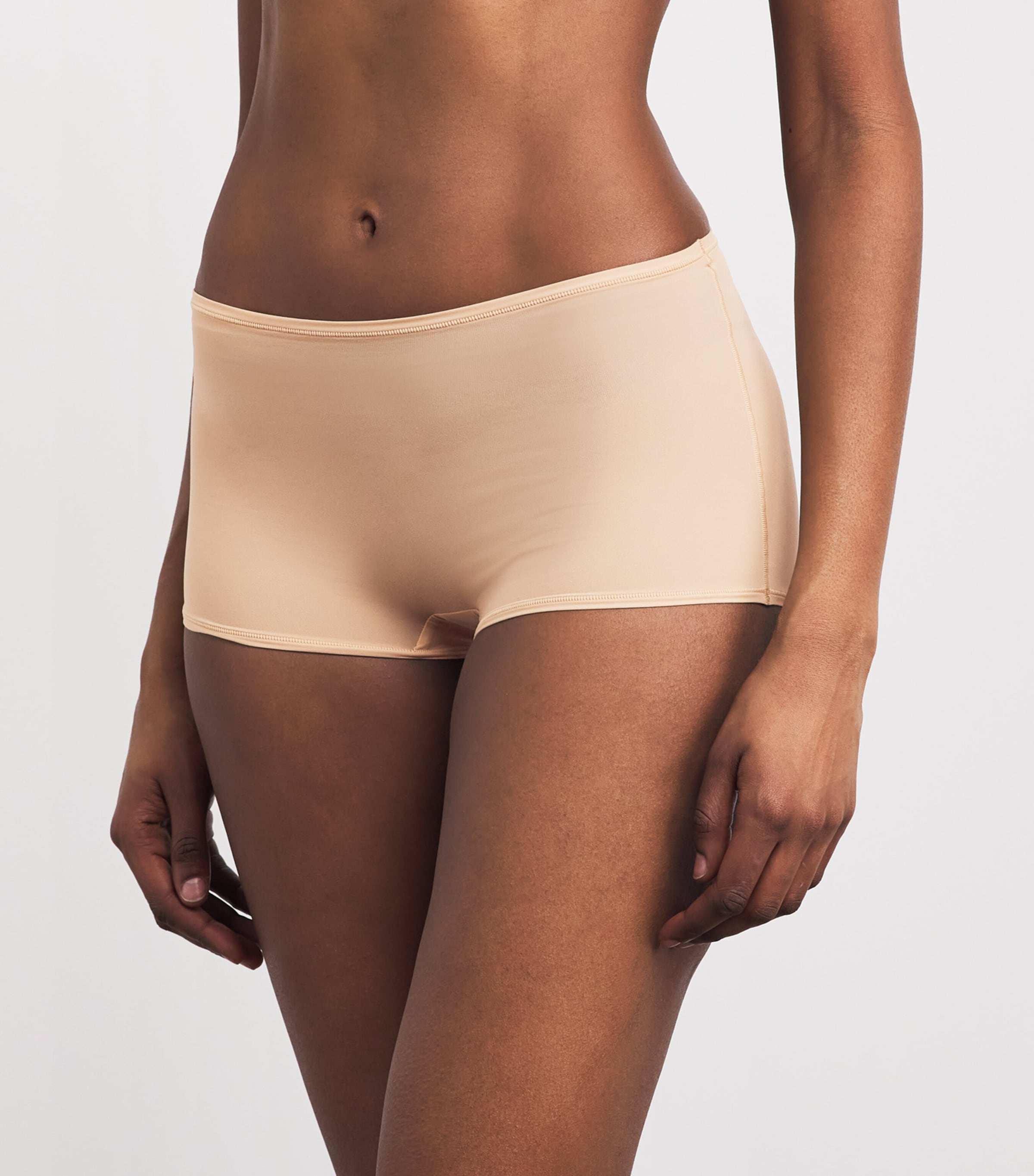 Skims Womens Fits Everybody Boyshort Briefs Clay Image 2