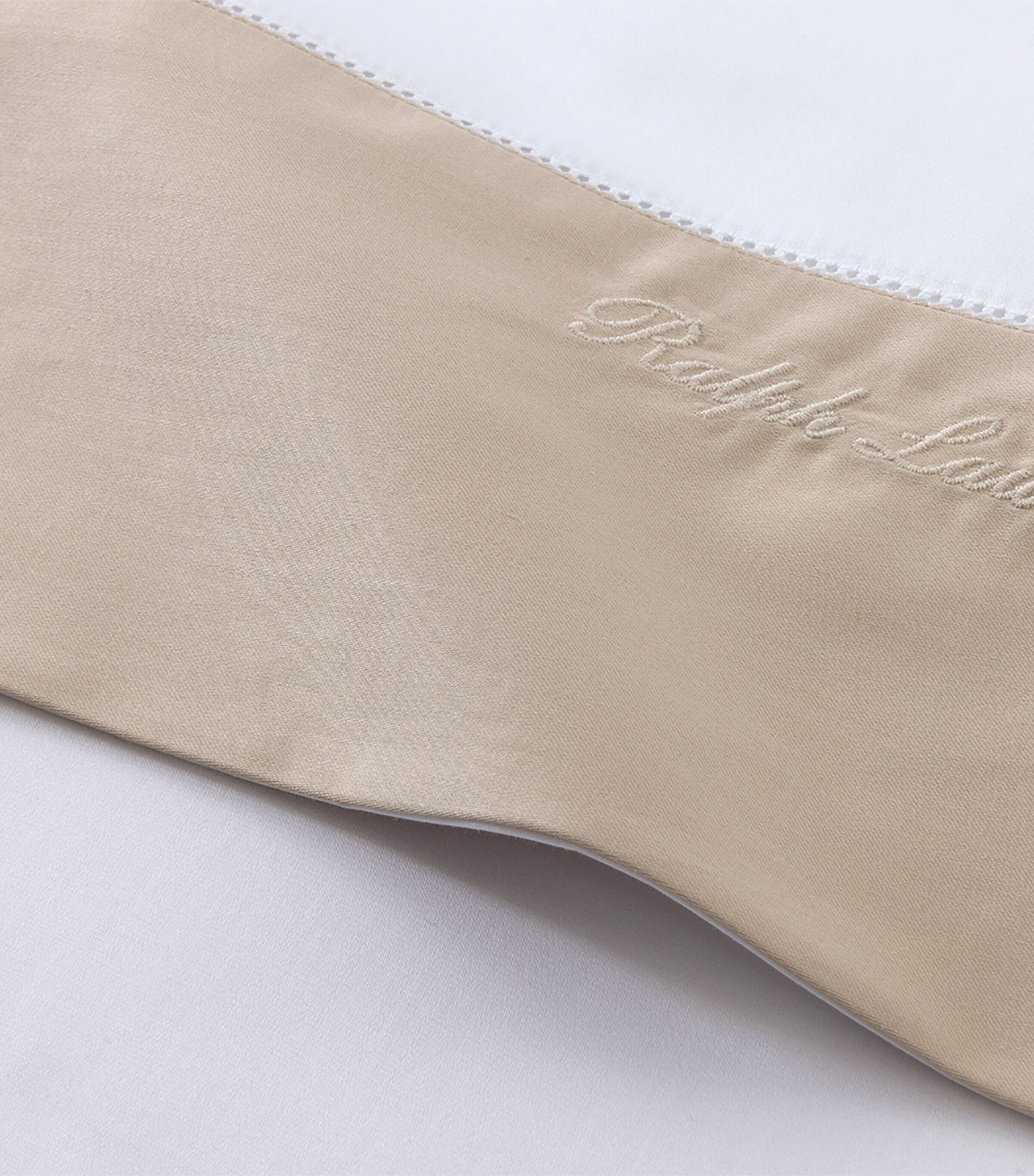 Ralph Lauren Home Cotton Langdon Coastal Double Flat Sheet (240cm x 295cm) Coastal Image 3