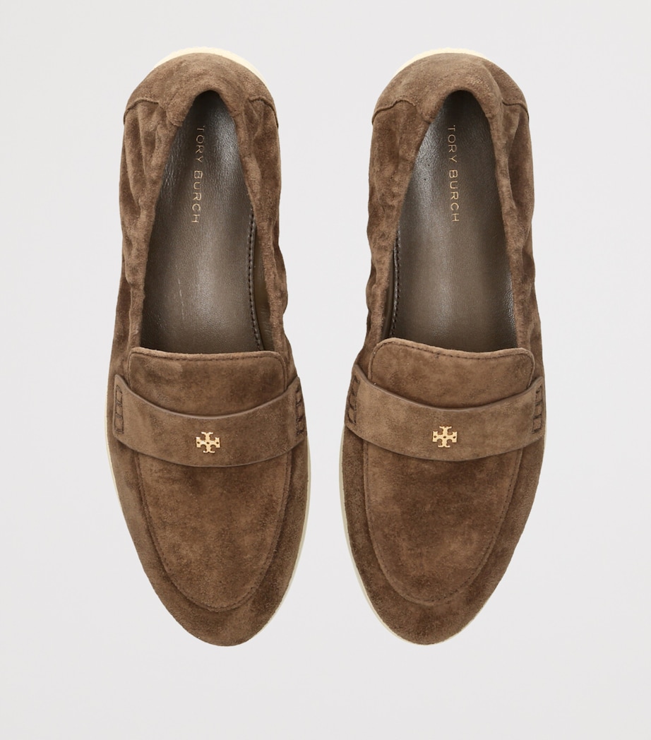 Suede Ballet Sport Loafers TAN Image 4