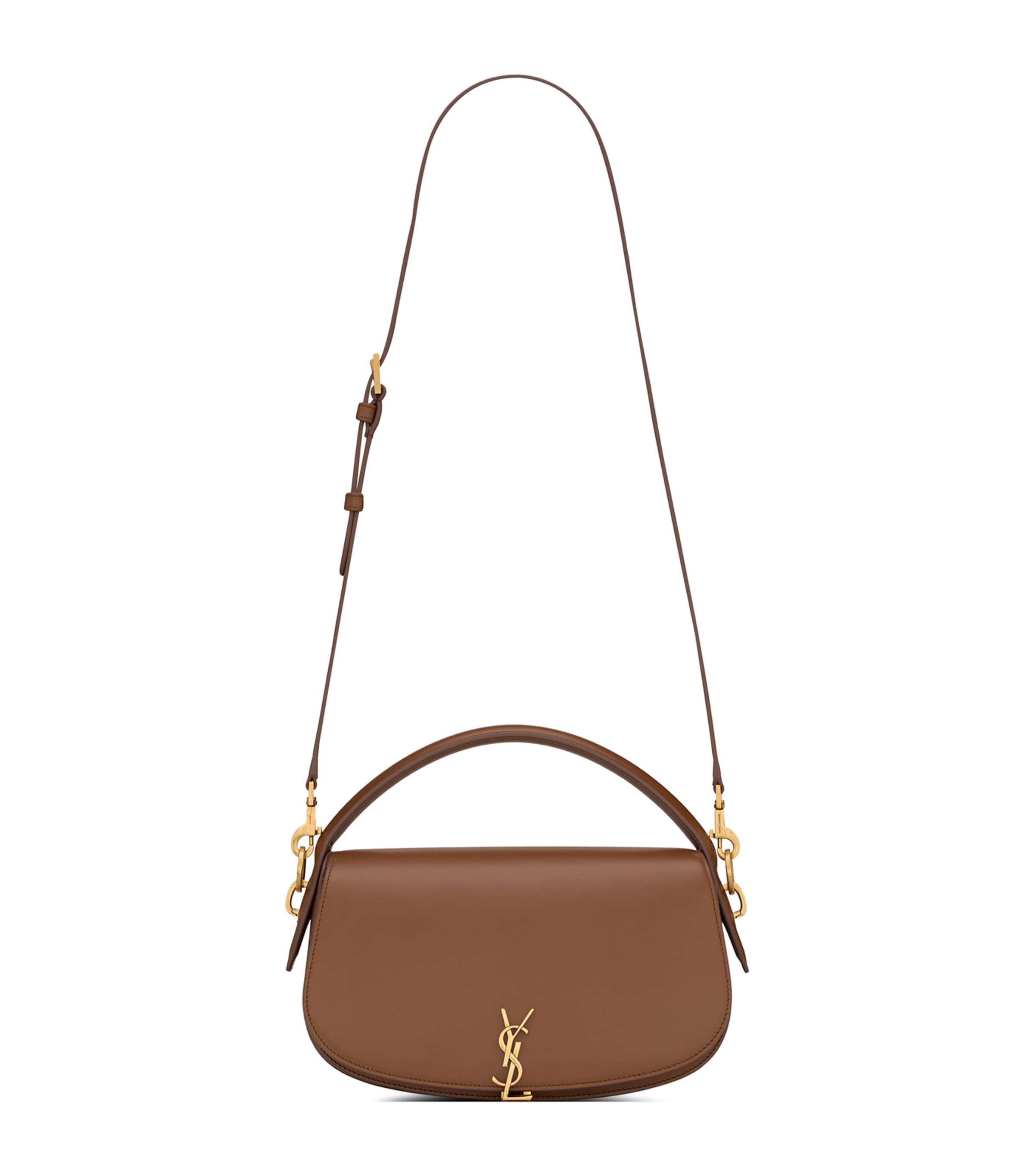 Saint Laurent Voltaire Shoulder Bag In Brown