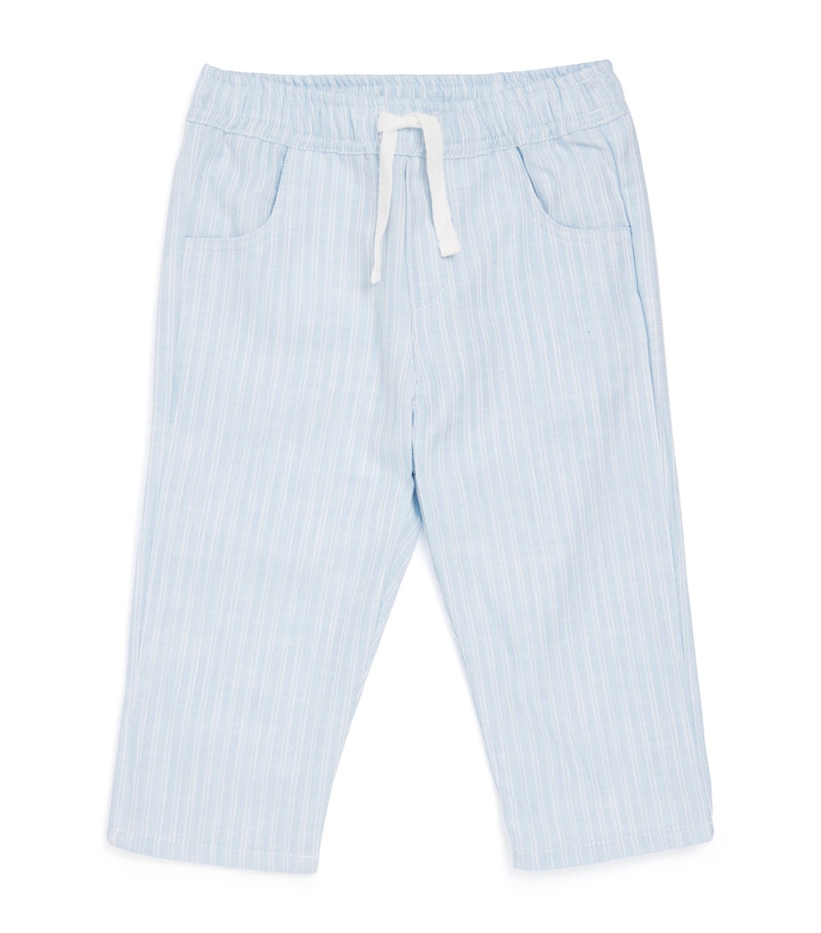 Stripe Drawstring Trousers (3 Months - 4 Years) 44NUAGE Image 1