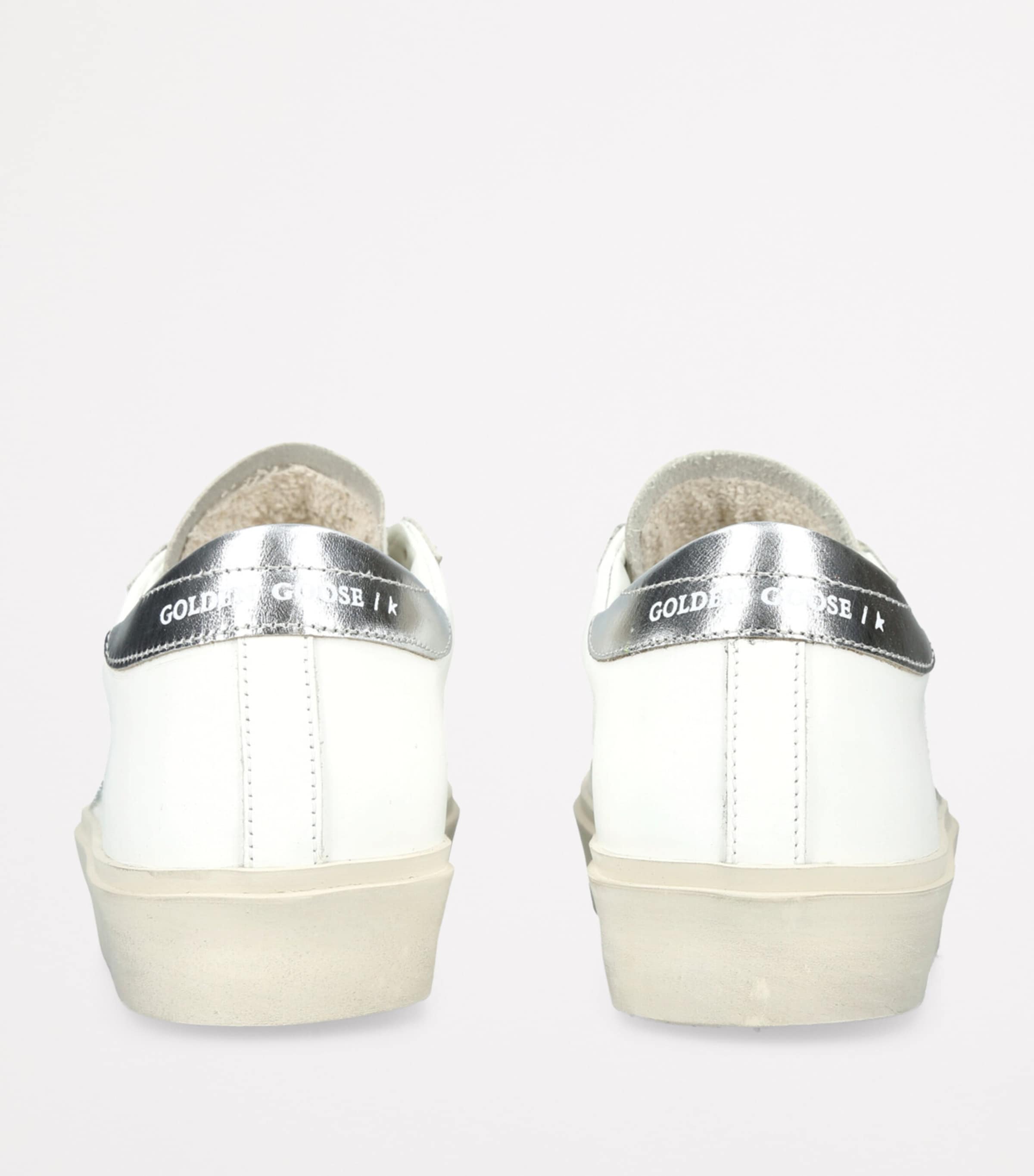 Golden Goose Leather Hi Star Sneakers White/oth Image 2