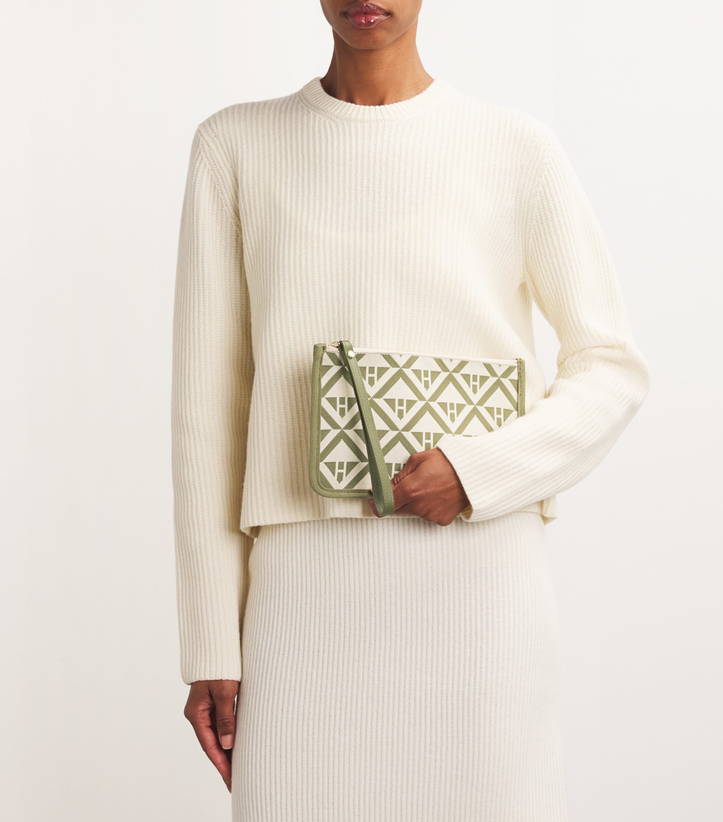 Geometric Pouch OLIVE Image 2