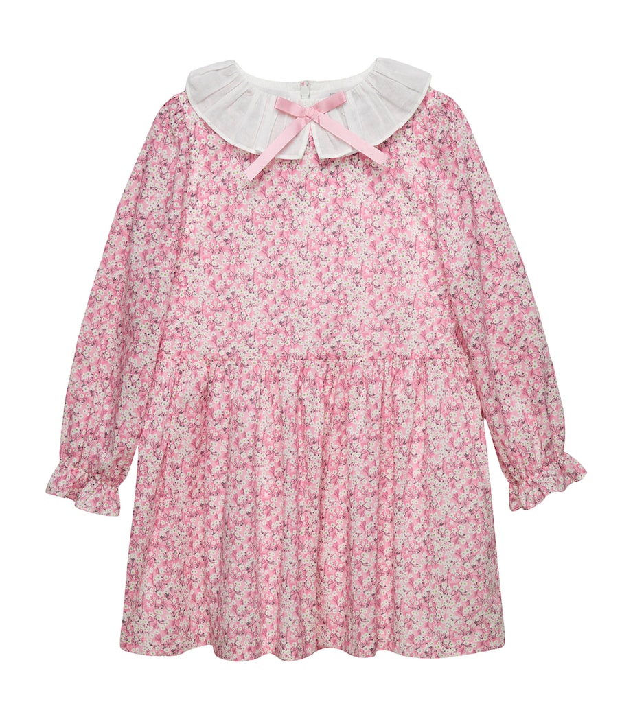 Cotton Liberty Print Dress (6-11 Years) PINK MITSI VALERIA Image 1