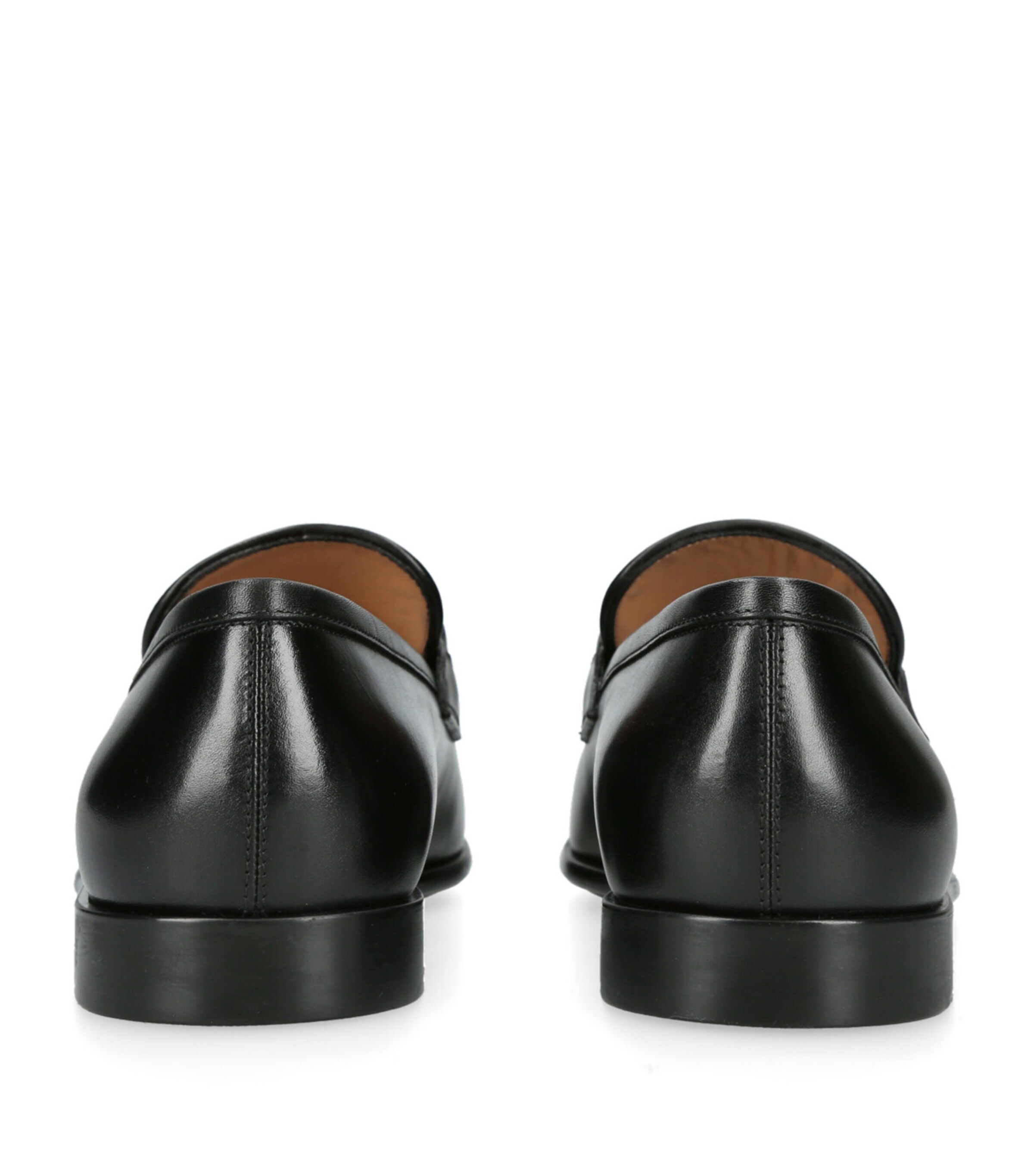 Salvatore Ferragamo Black Leather Foster Gancho Loafers  display picture 2