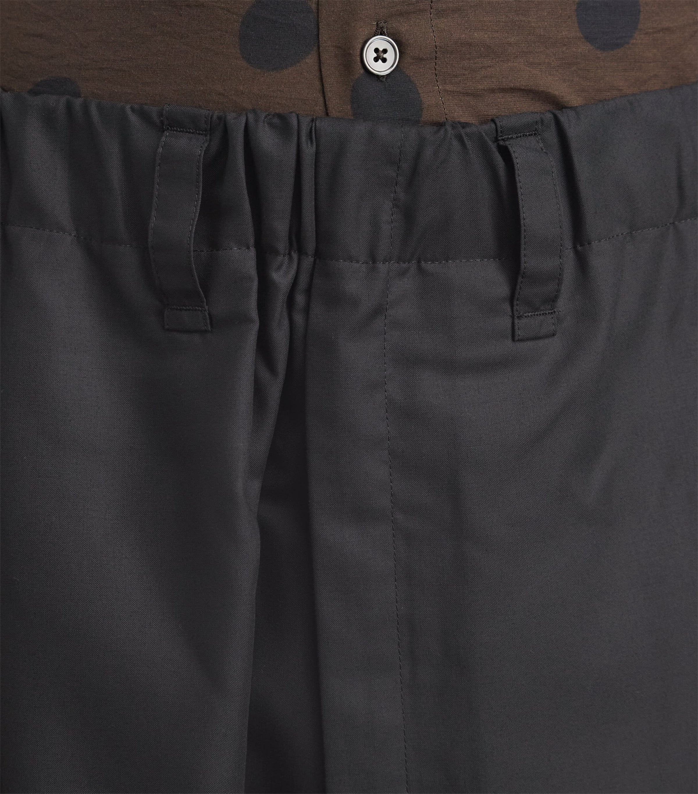 IM MEN Mens Swing Tapered Trousers Black Image 3