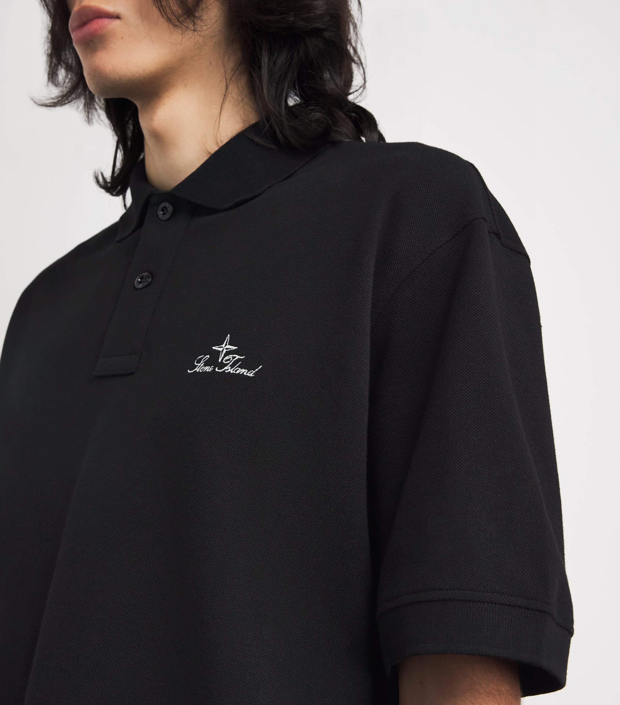 Cotton Embroidered Polo Shirt V0029 Image 6