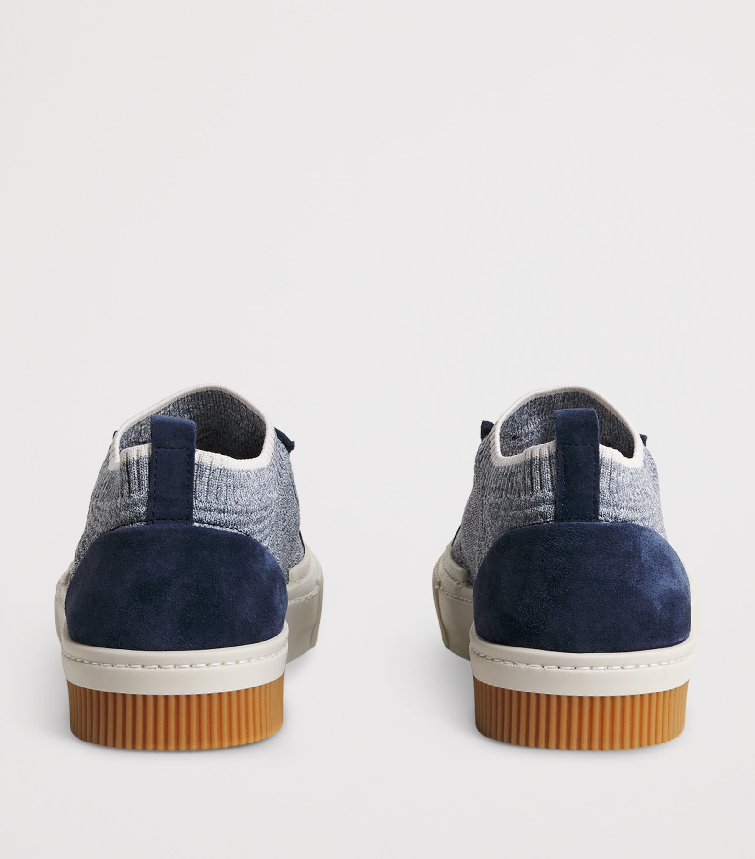 Knitted Tennis Sneakers BLU Image 4