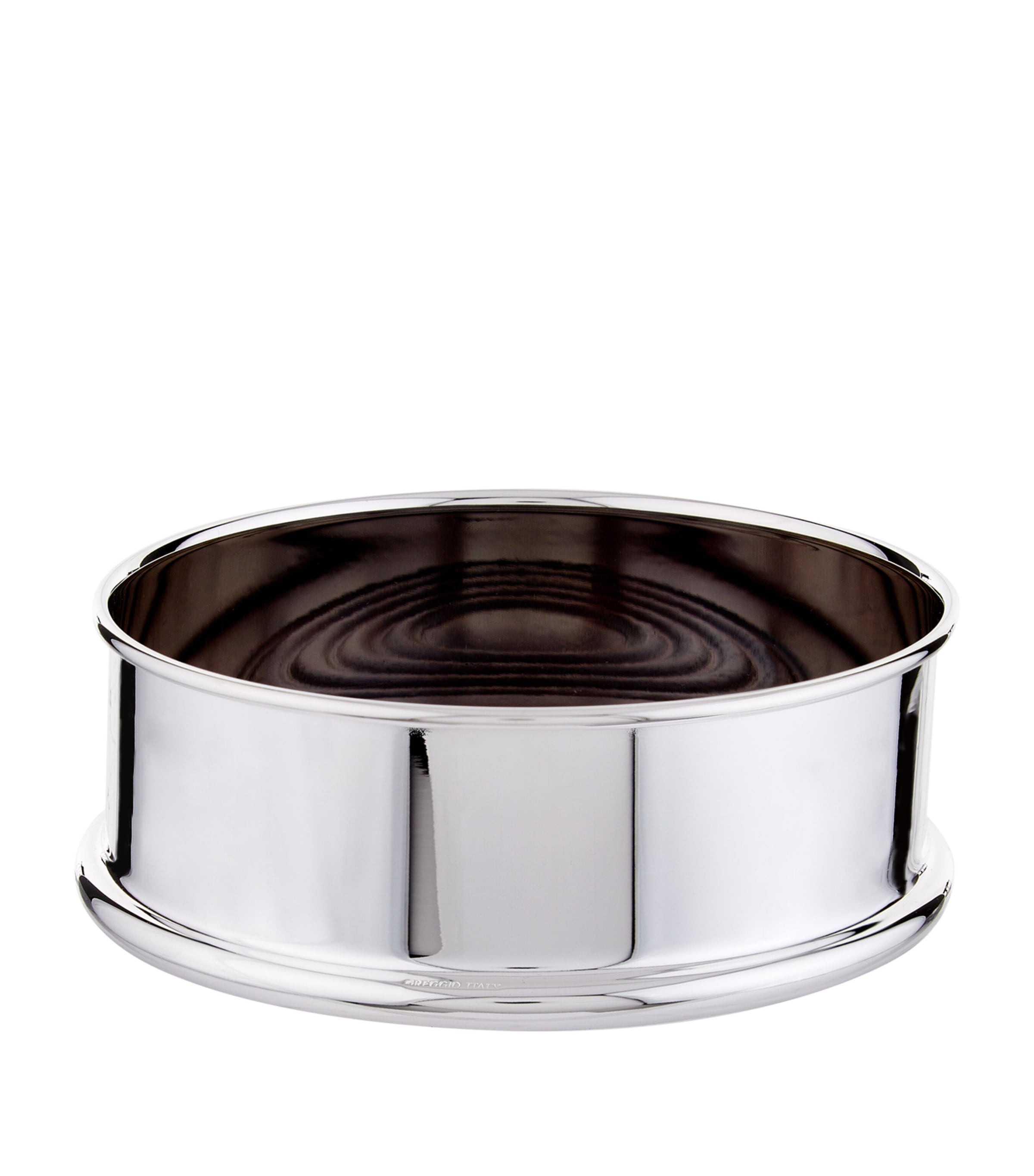 Silver Plated Georgian Bottle Coaster SILVER Image 1