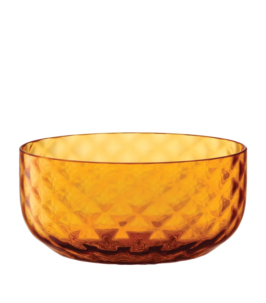 Dapple Bowl (12cm) AMBER/ORANGE Image 1