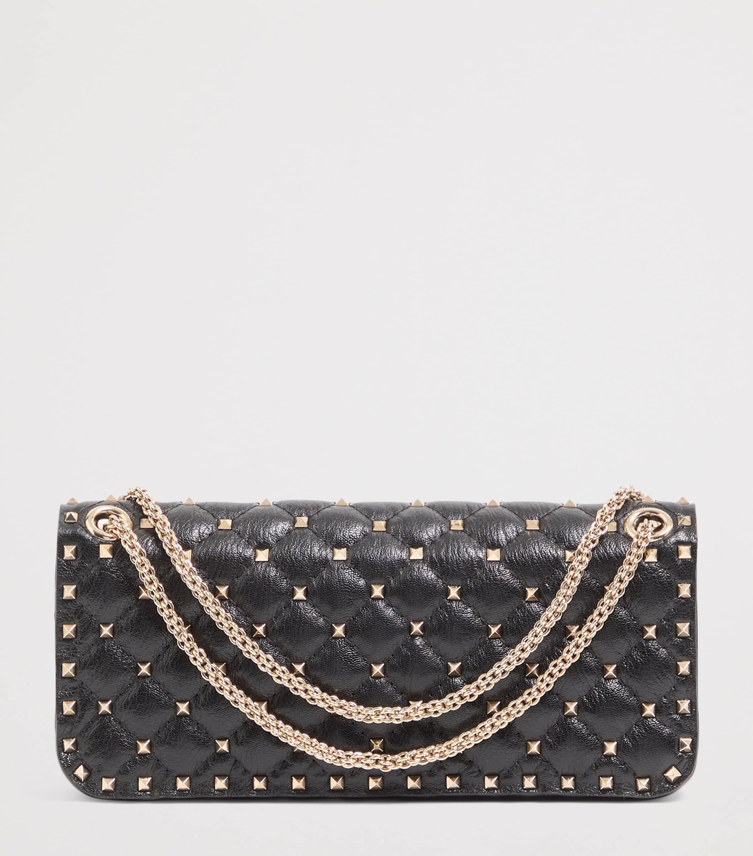 Valentino Garavani Medium Leather Rockstud Spike Shoulder Bag Image 4