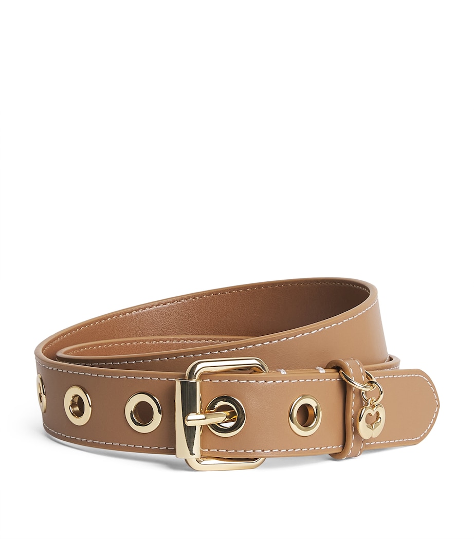 Maje Leather Miss M Belt Moka Image 1