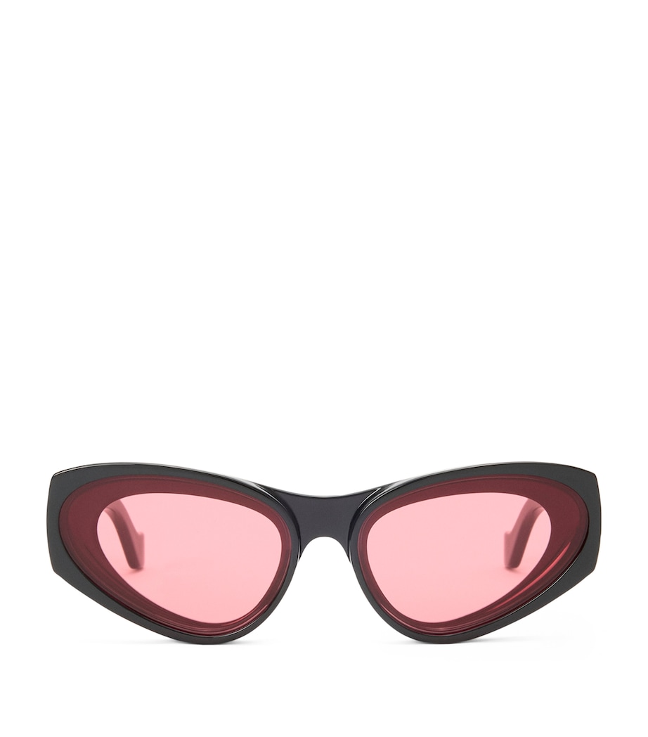 x Paula's Ibiza Cat Eye Sunglasses BLACK Image 1