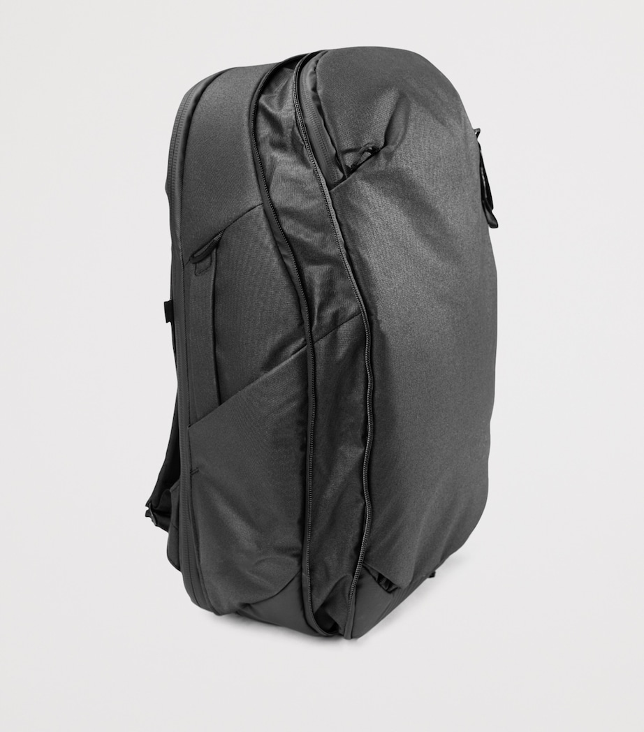 Canvas Expandable 30-Litre Travel Backpack BLACK Image 4