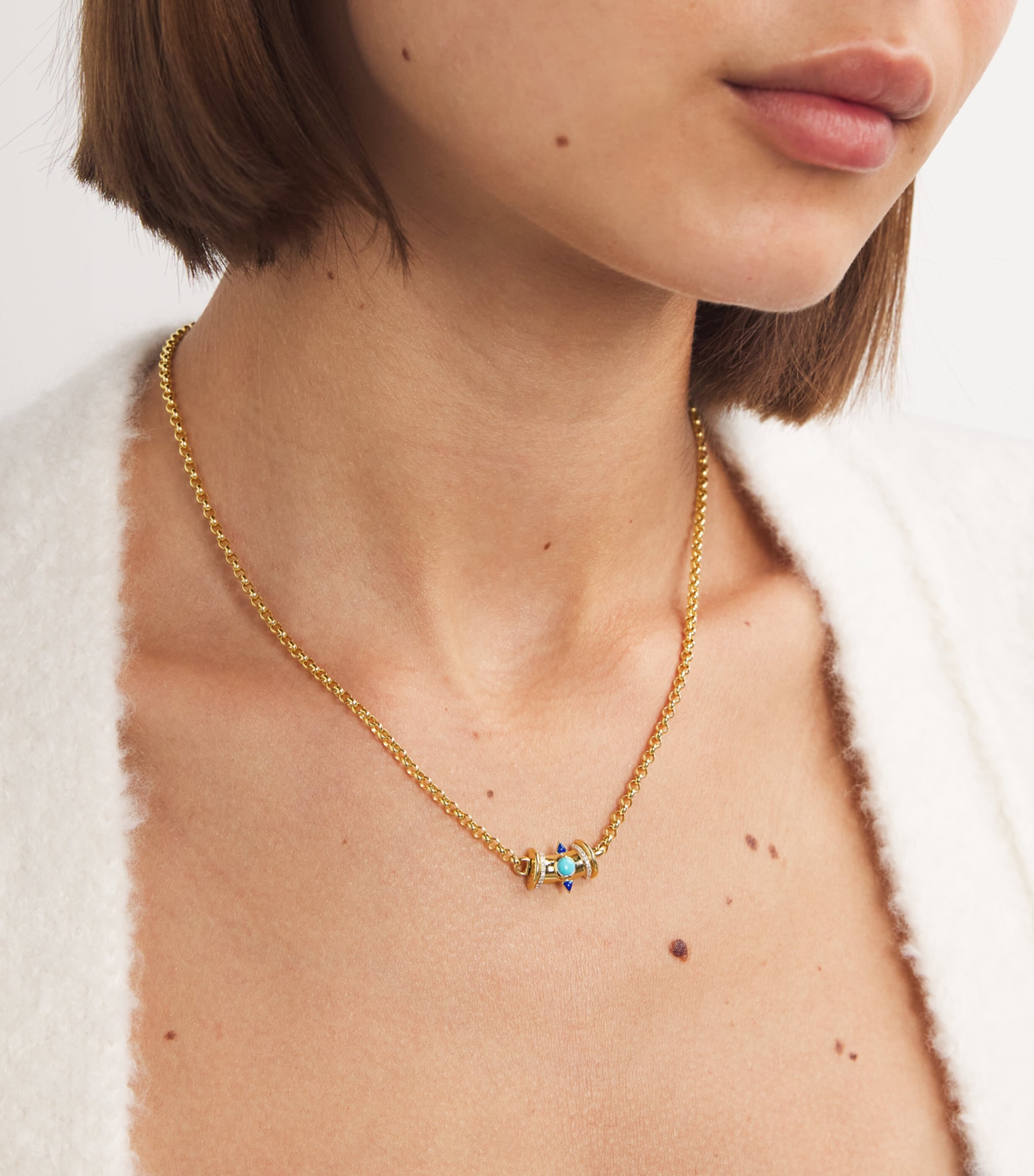 L'ATELIER NAWBAR Yellow Gold, Diamond and Gemstone Lot N*91 Necklace Yellow Gold Image 2