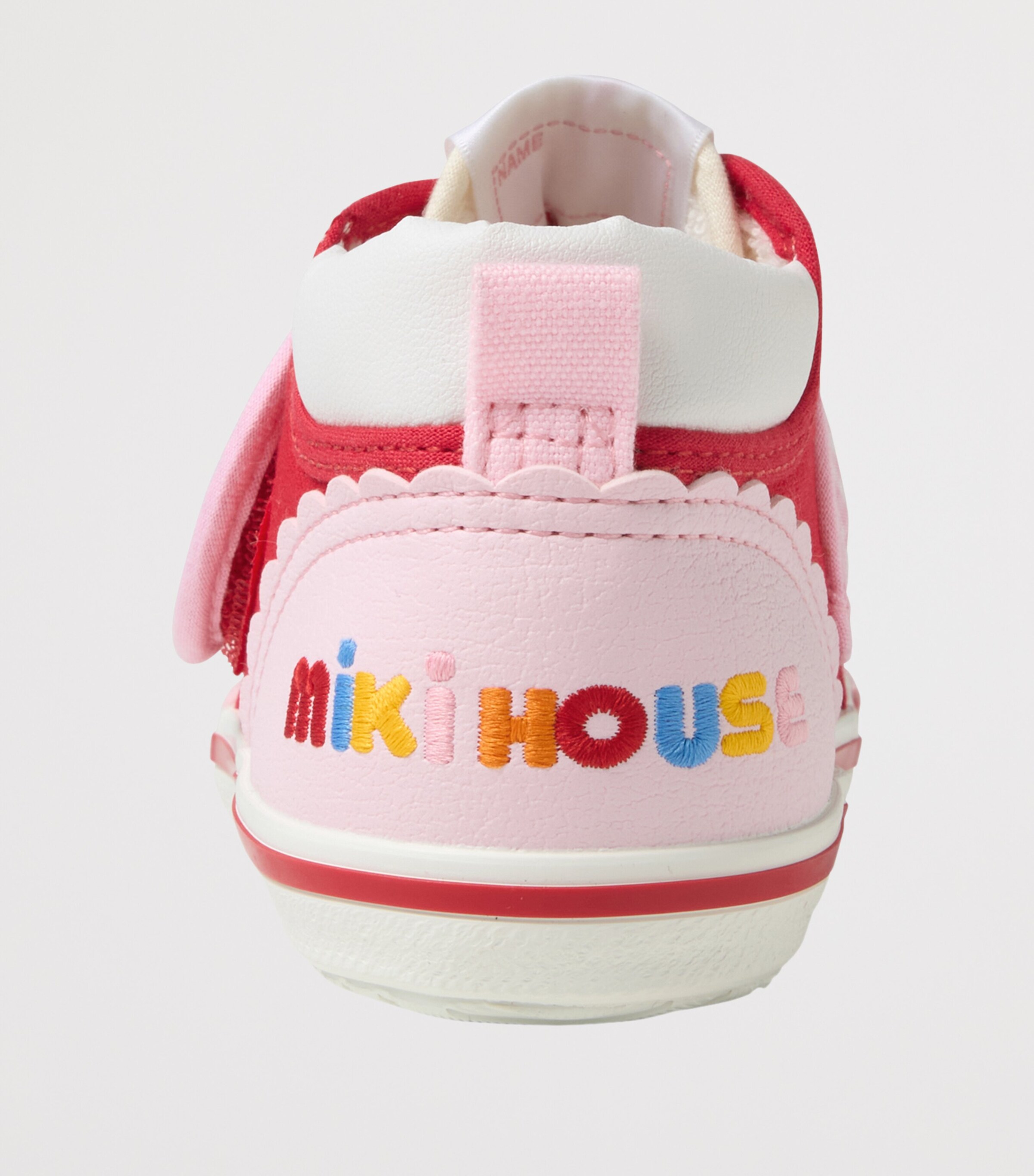 Miki House Cotton-Blend Embroidered Sneakers Image 6