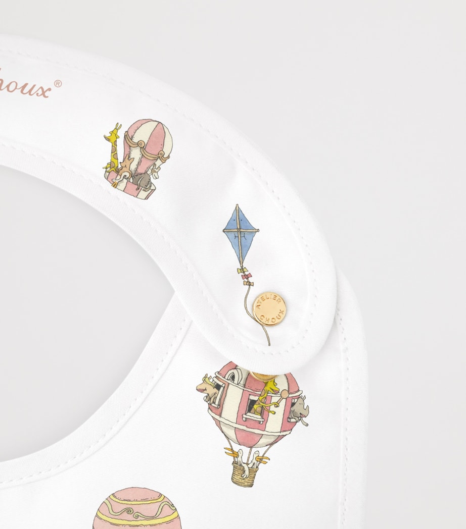 Hot Air Balloon Blanket and Bib Set MULTI Image 5