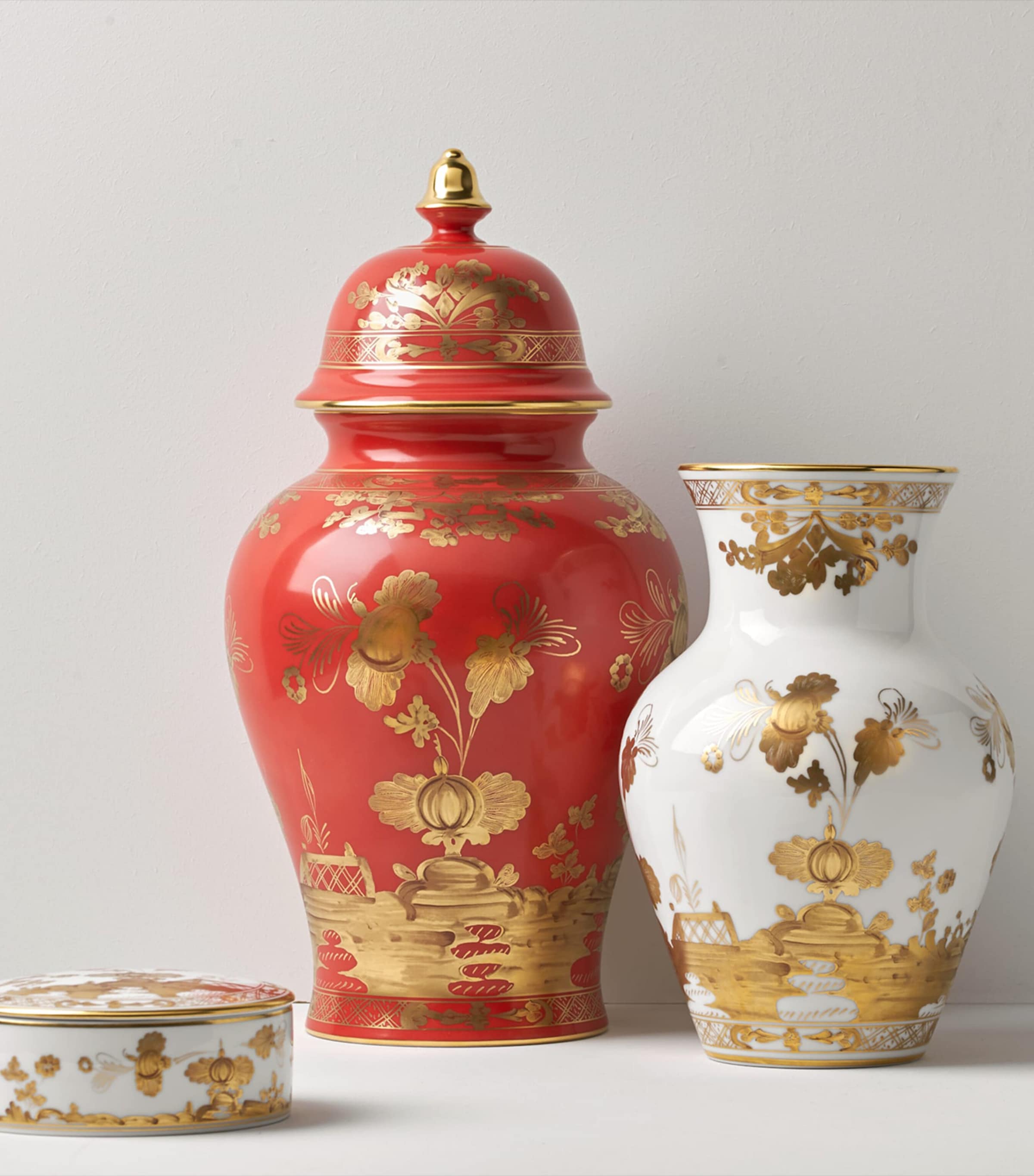 GINORI 1735 Porcelain Ming Vase (3.2L) Image 3