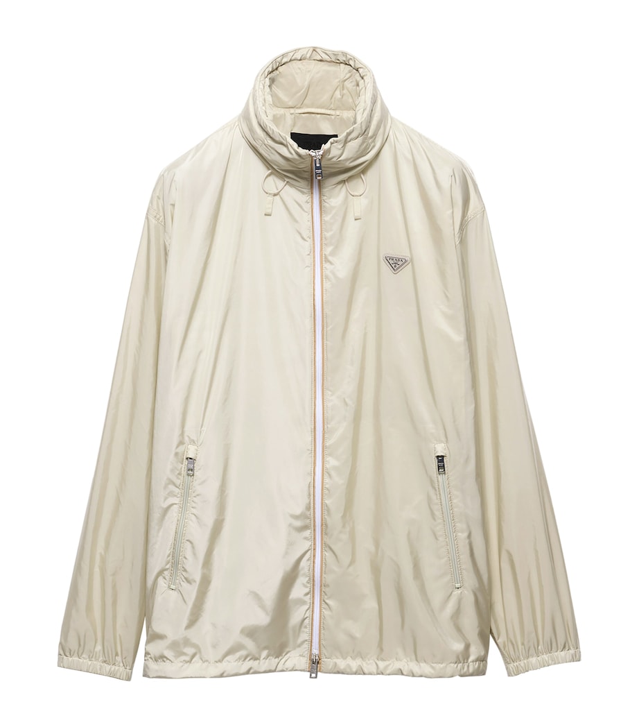 Prada Mens Re-Nylon Jacket Neutral Image 1