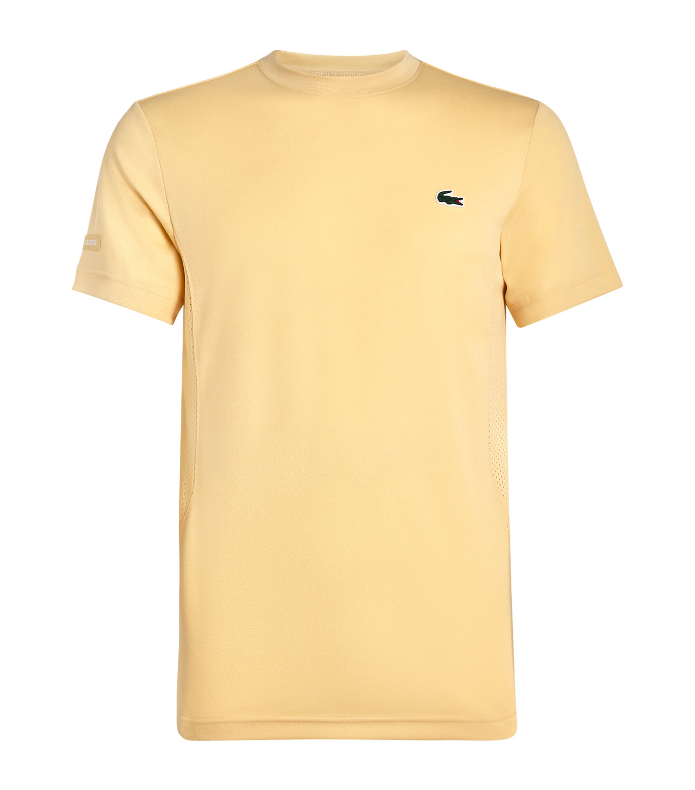 Lacoste Mens Technical Logo T-Shirt Zcm Soya Image 1