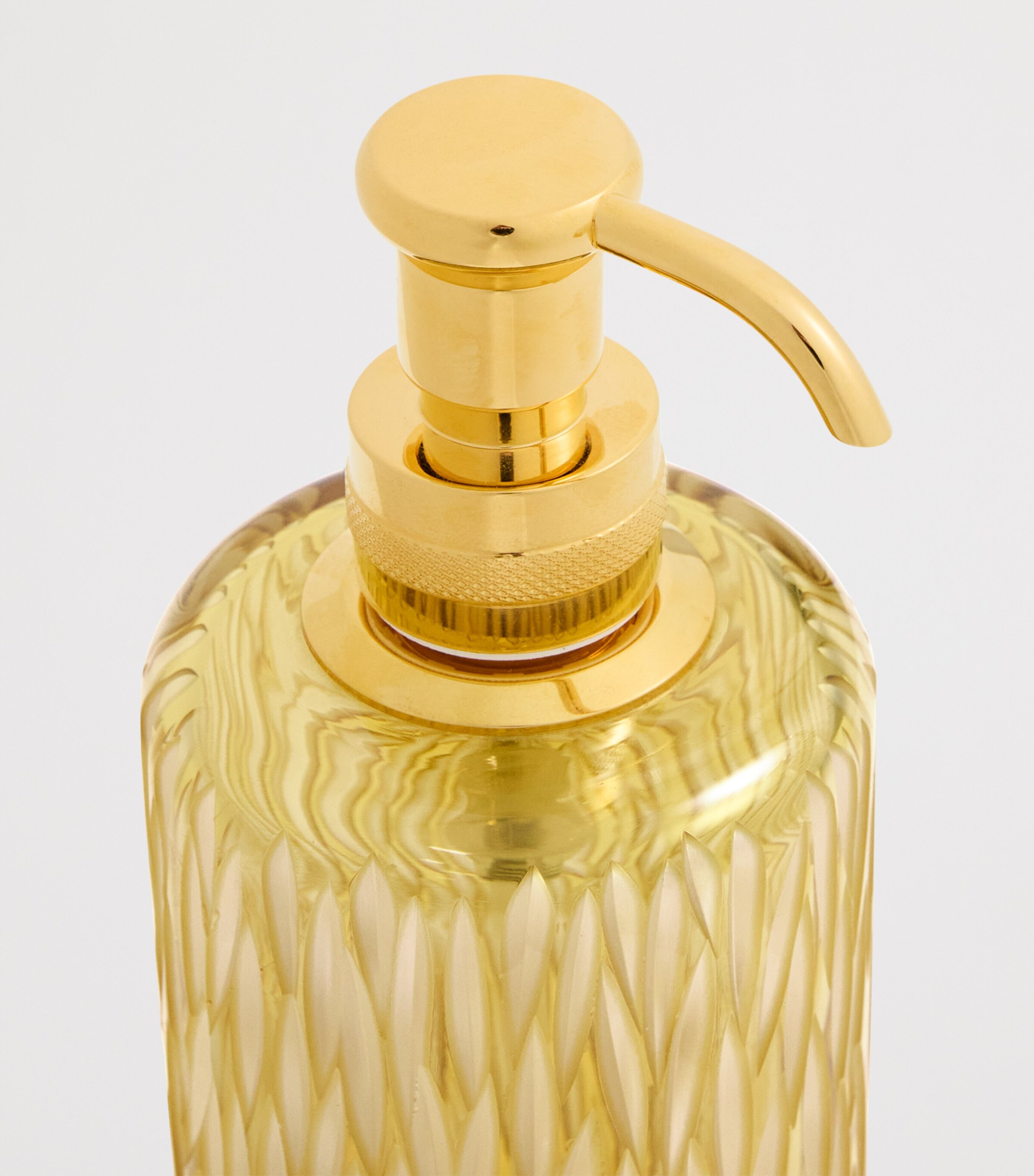 Crystal Amber Soap Dispenser AMBER/GOLD Image 3