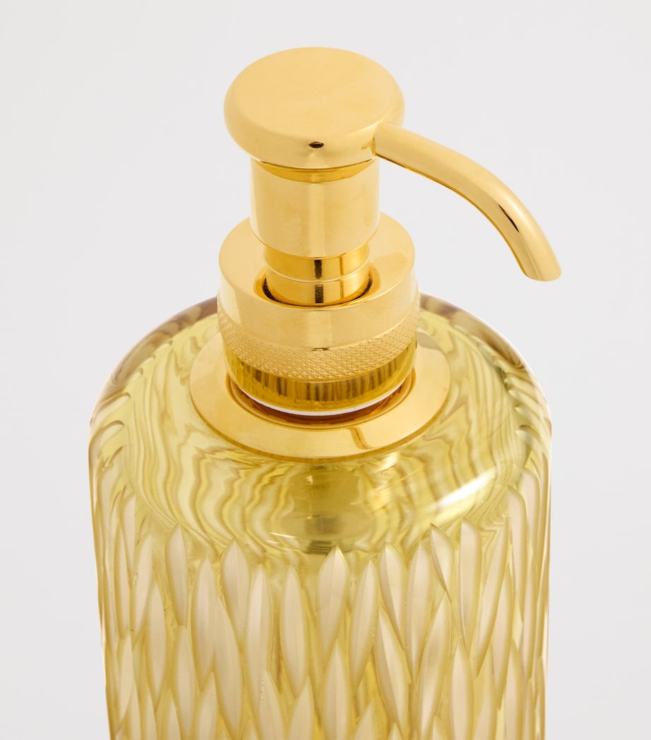 Crystal Amber Soap Dispenser AMBER/GOLD Image 3