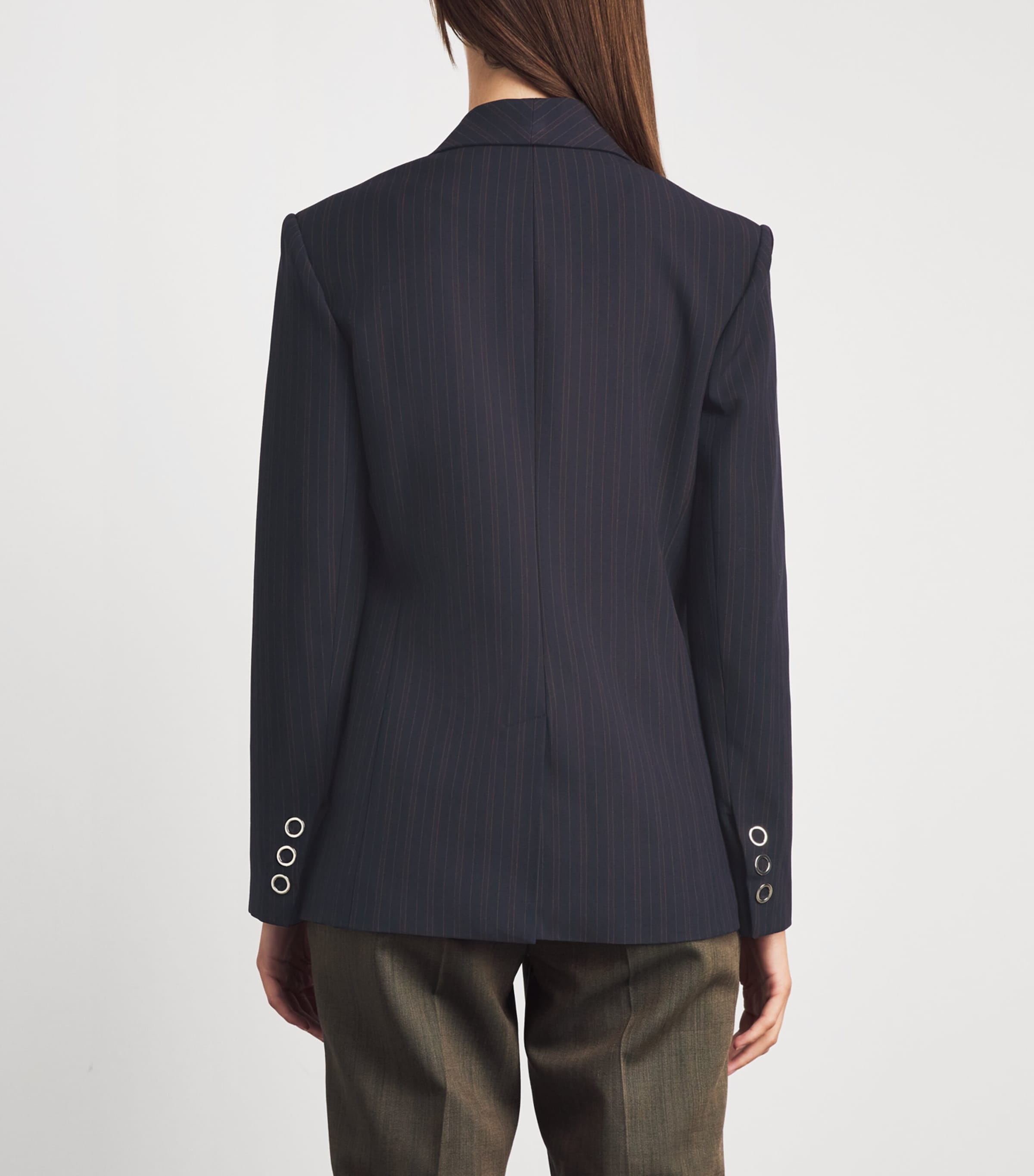 Claudie Pierlot Womens Stripe Blazer Multicolored Image 5
