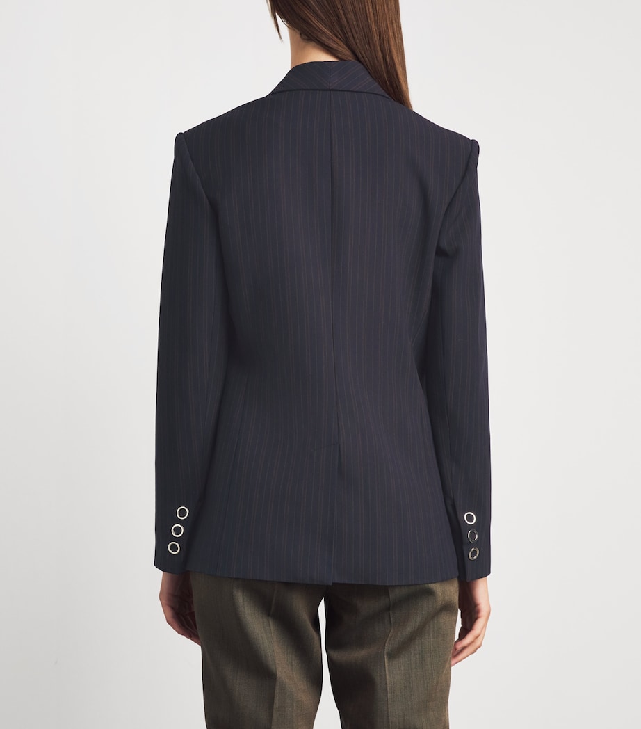 Claudie Pierlot Womens Stripe Blazer Multicolored Image 5