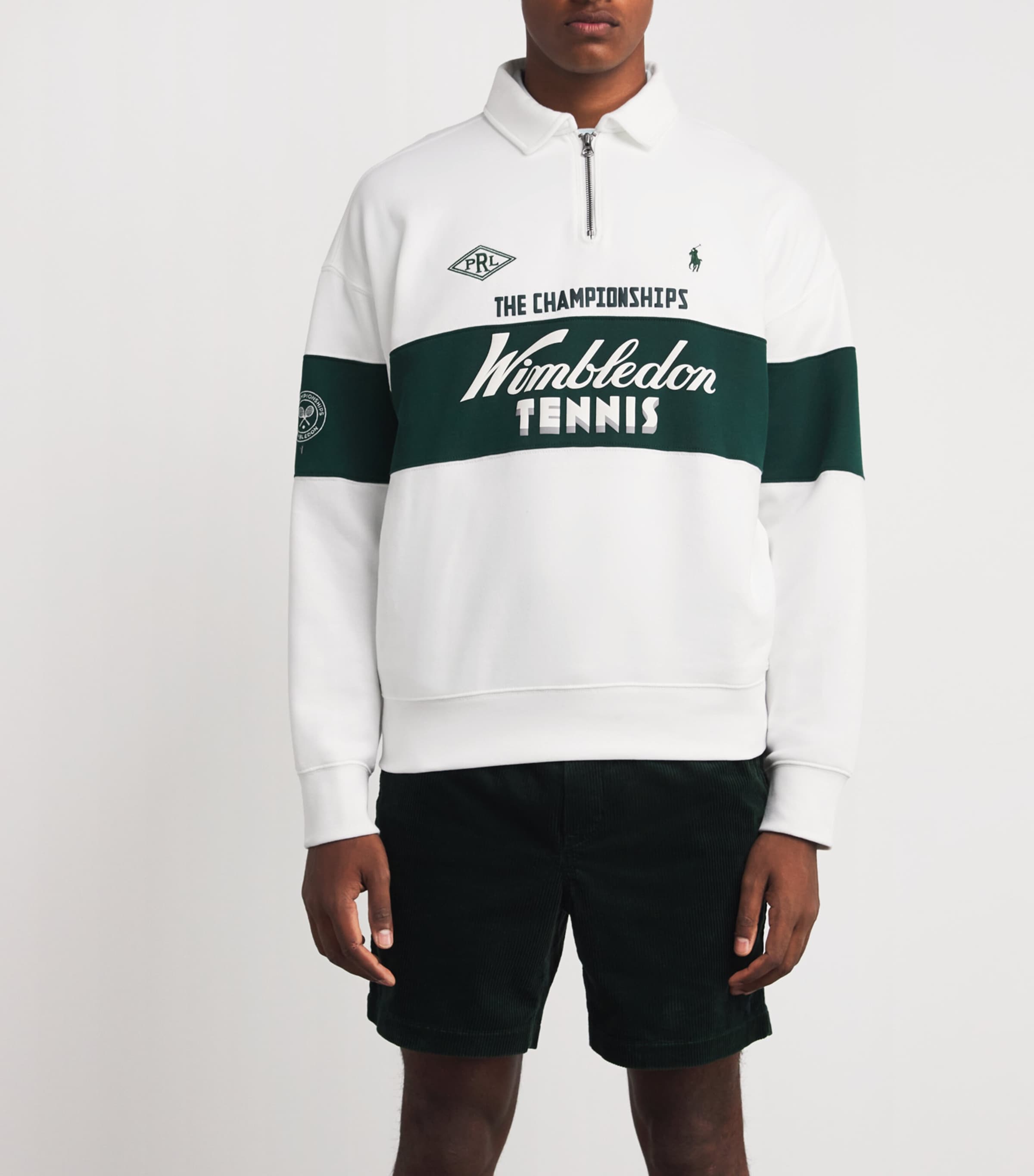 Polo Ralph Lauren x Wimbledon Cotton Quarter-Zip Sweatshirt