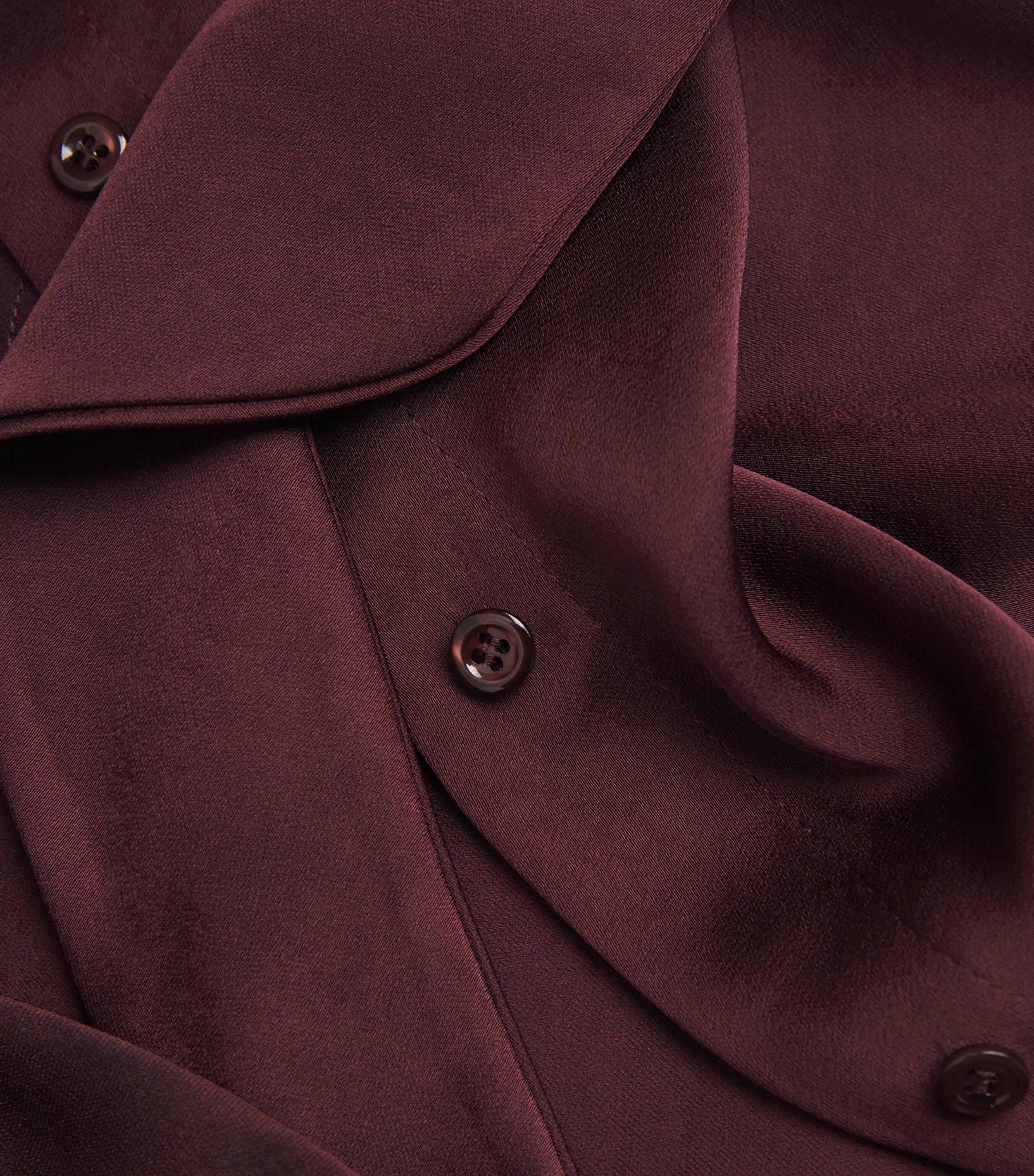 Lavallière-Neck Top BURGUNDY Image 5