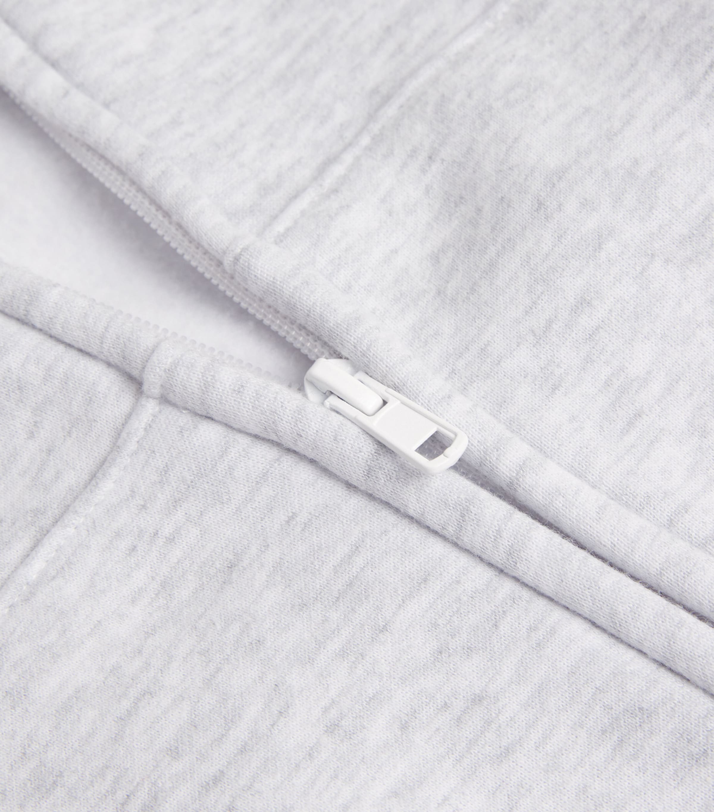 Cotton-Blend Fleece Classic Hoodie LIGHT HEATHER GREY Image 5